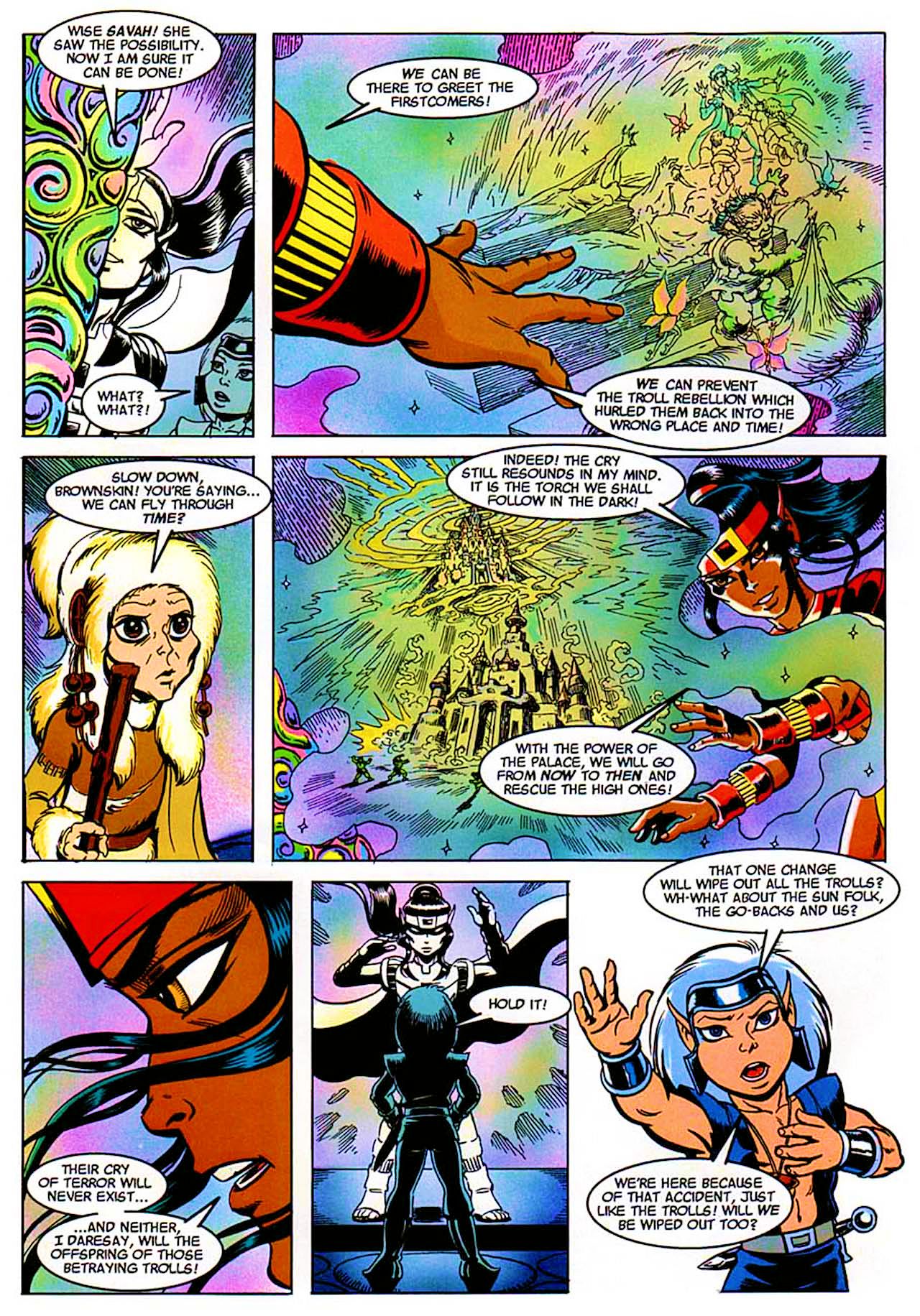 Read online ElfQuest: Kings of the Broken Wheel comic -  Issue #6 - 13