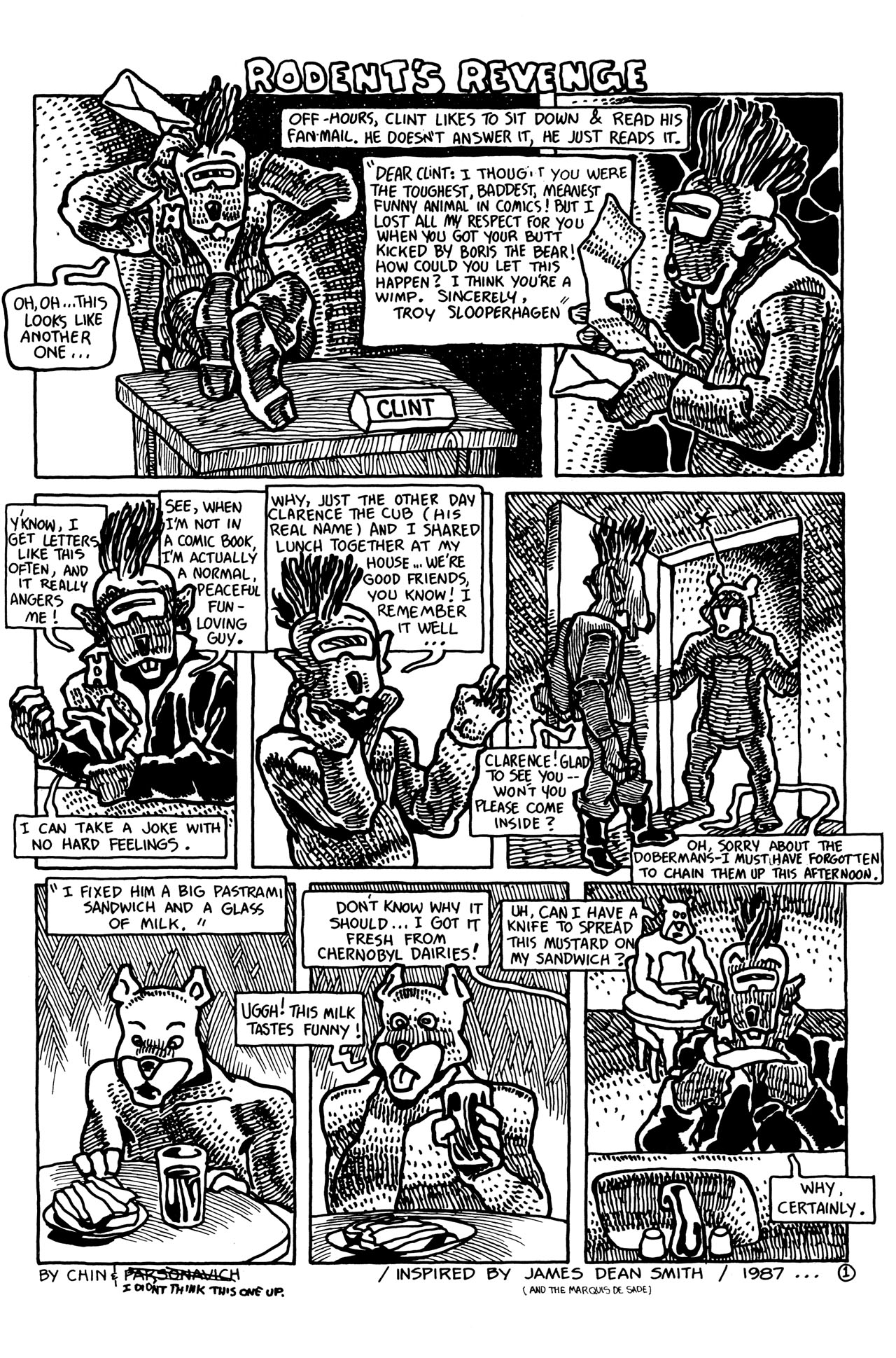 Read online Adolescent Radioactive Black Belt Hamsters comic -  Issue #6 - 30