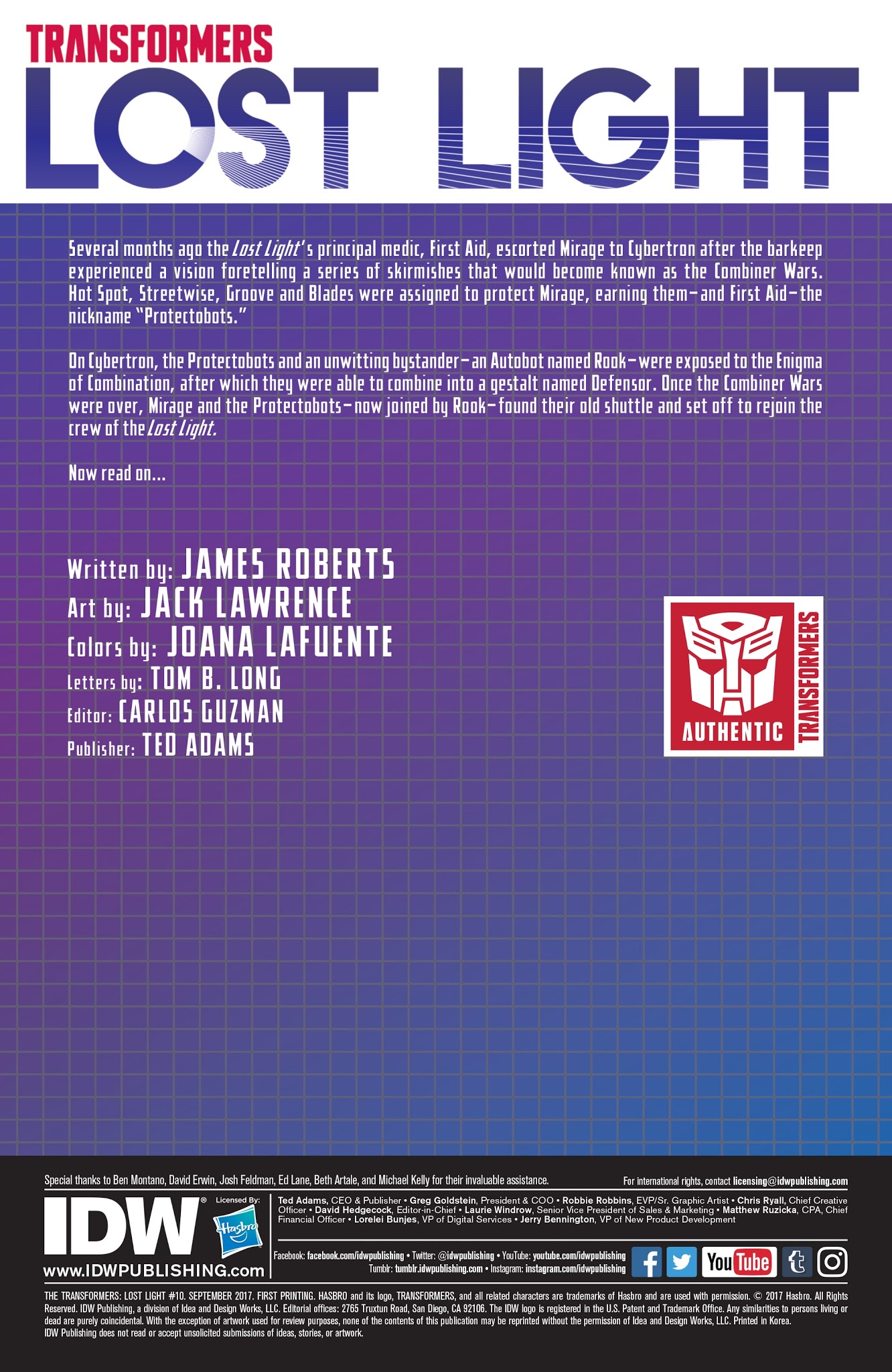 Read online Transformers: Lost Light comic -  Issue #10 - 2