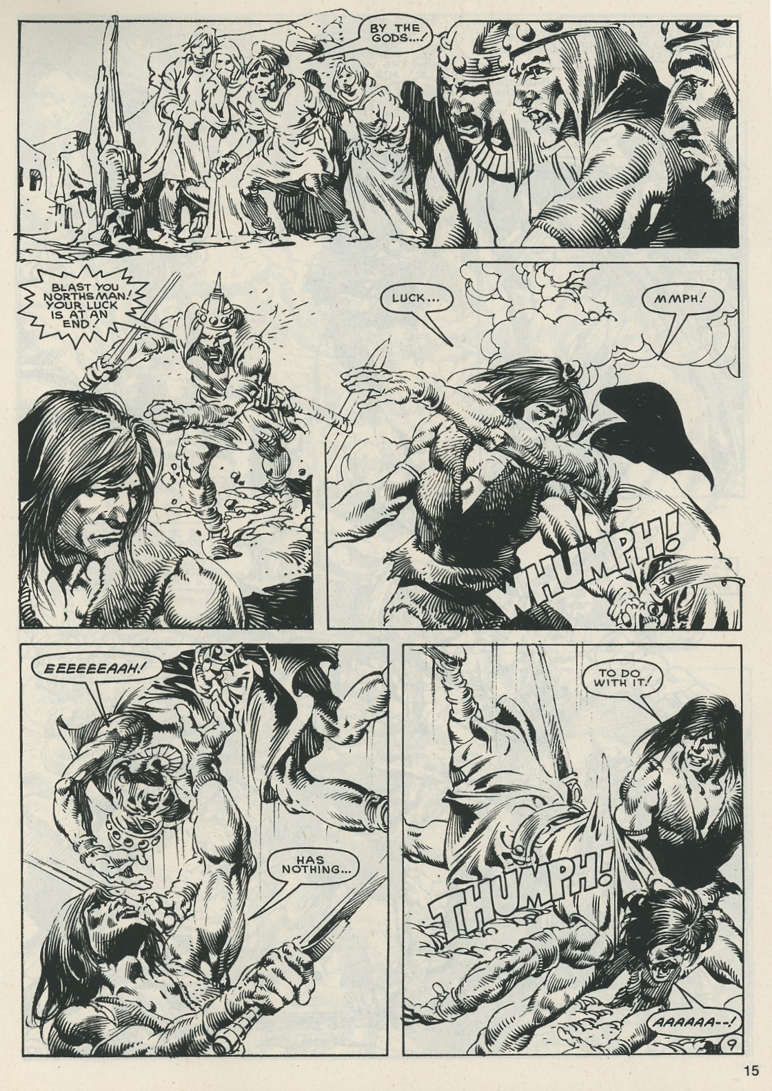 Read online The Savage Sword Of Conan comic -  Issue #121 - 15