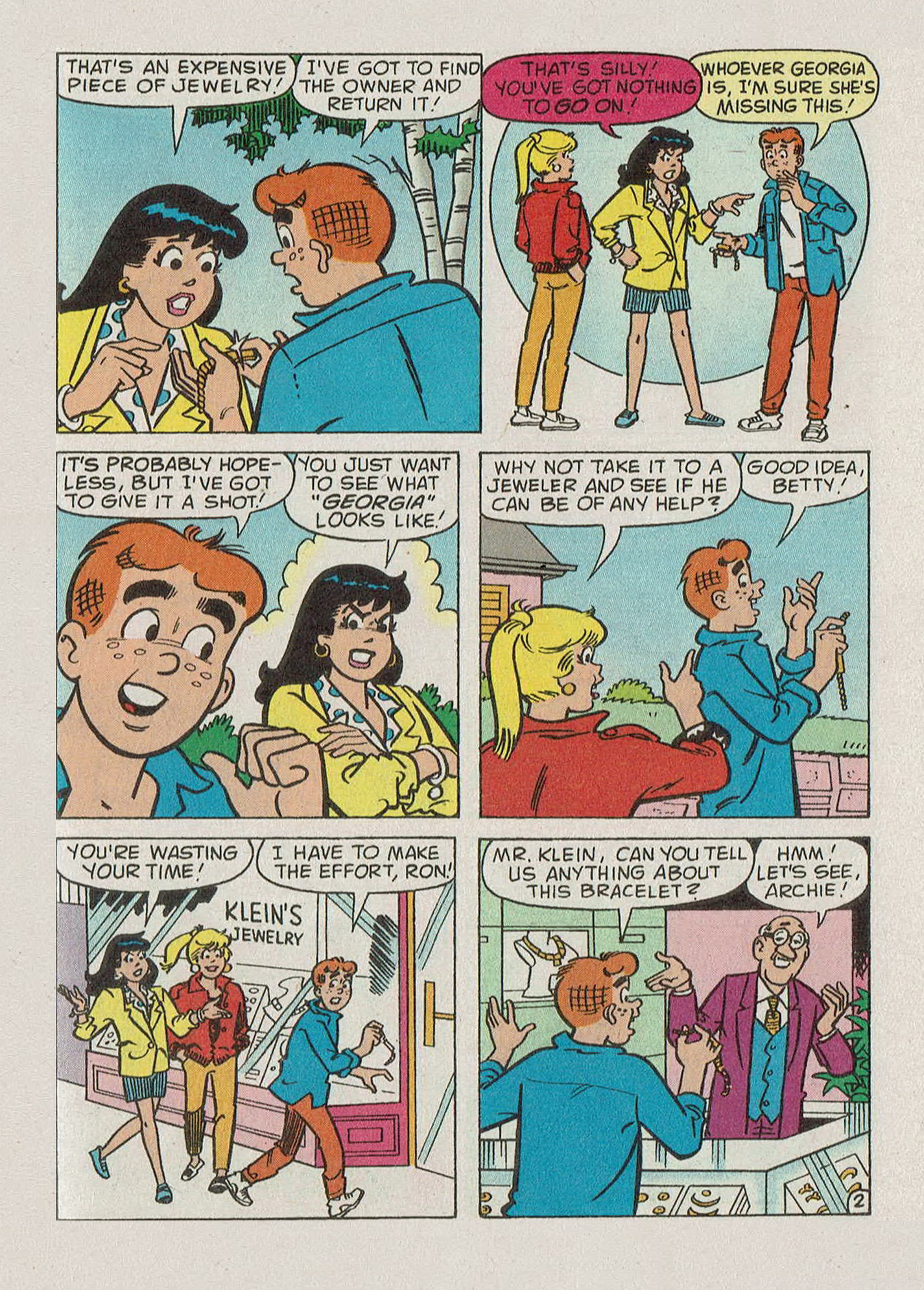 Read online Archie's Double Digest Magazine comic -  Issue #165 - 93