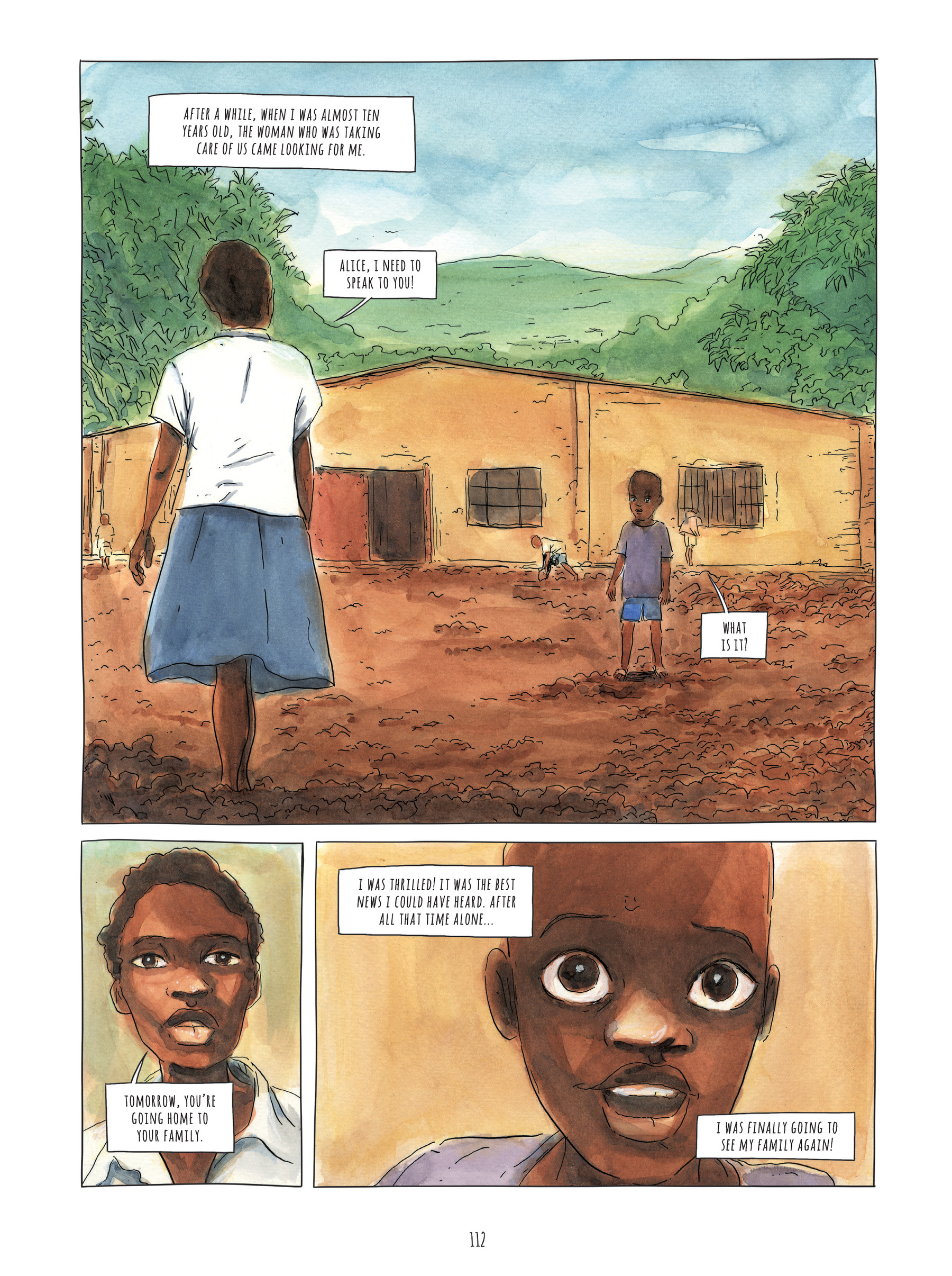 Read online Alice on the Run: One Child's Journey Through the Rwandan Civil War comic -  Issue # TPB - 111