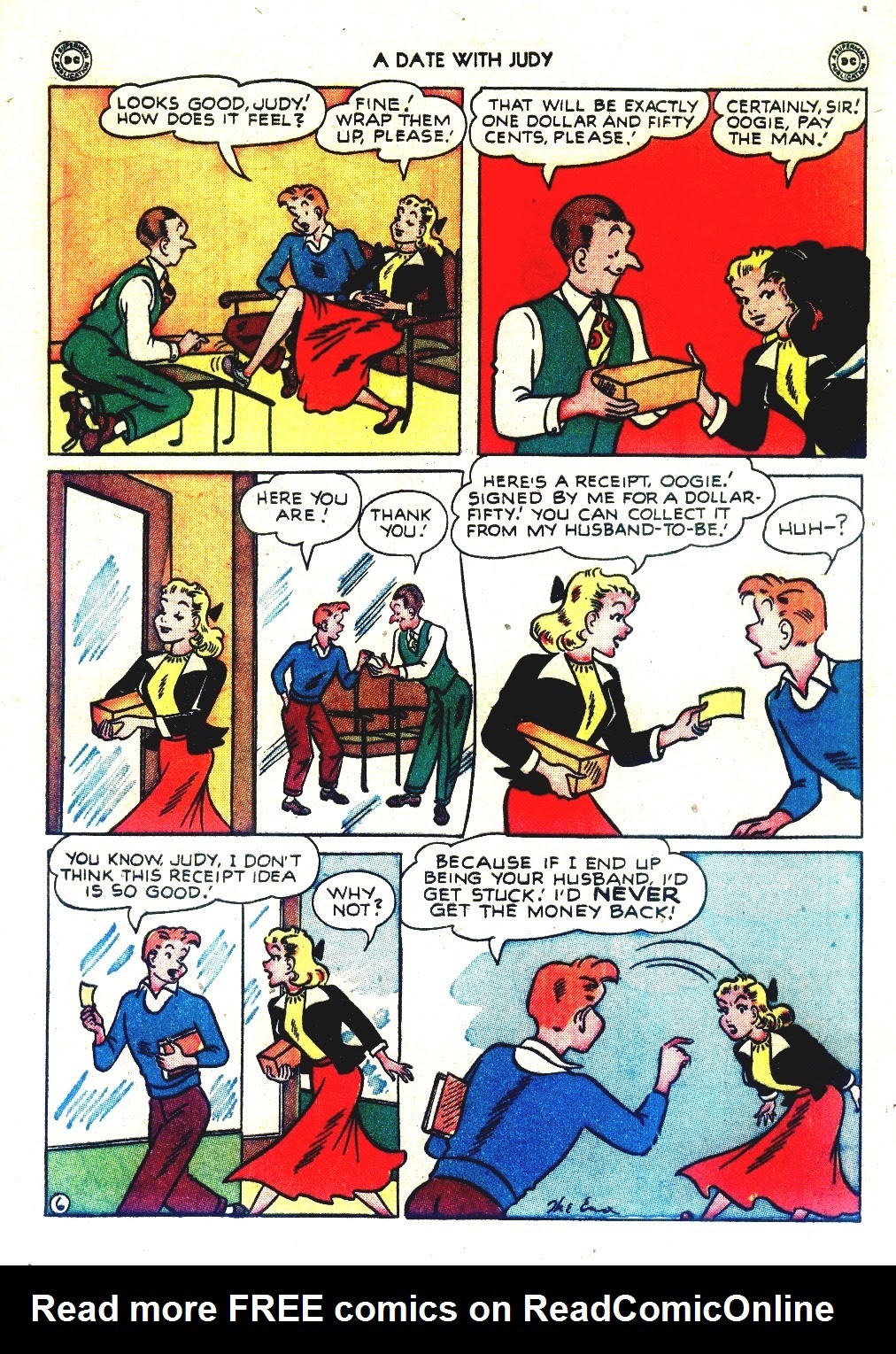 Read online A Date with Judy comic -  Issue #11 - 48