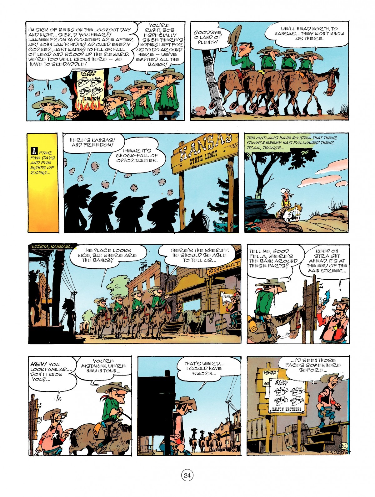 Read online A Lucky Luke Adventure comic -  Issue #47 - 24