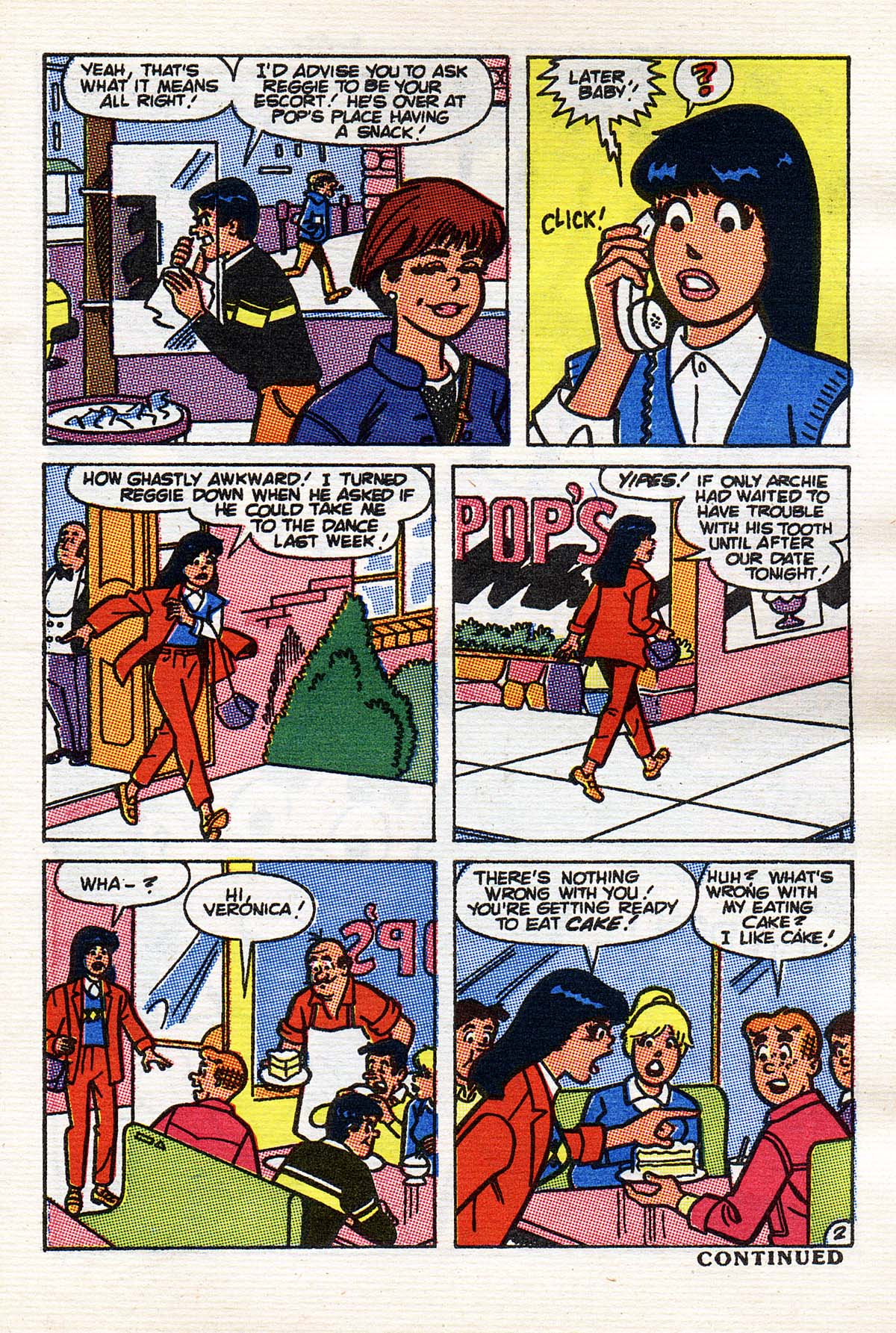 Read online Betty and Veronica Digest Magazine comic -  Issue #42 - 122
