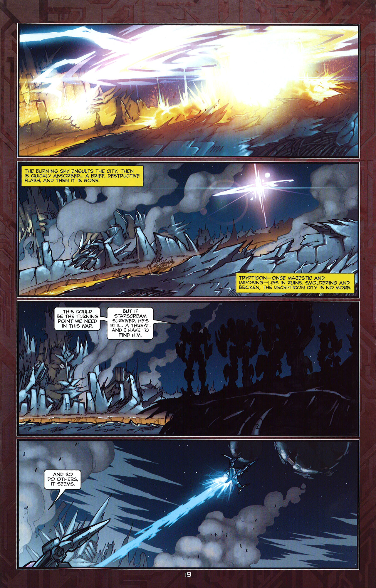 Read online Transformers: The Reign of Starscream comic -  Issue #5 - 22
