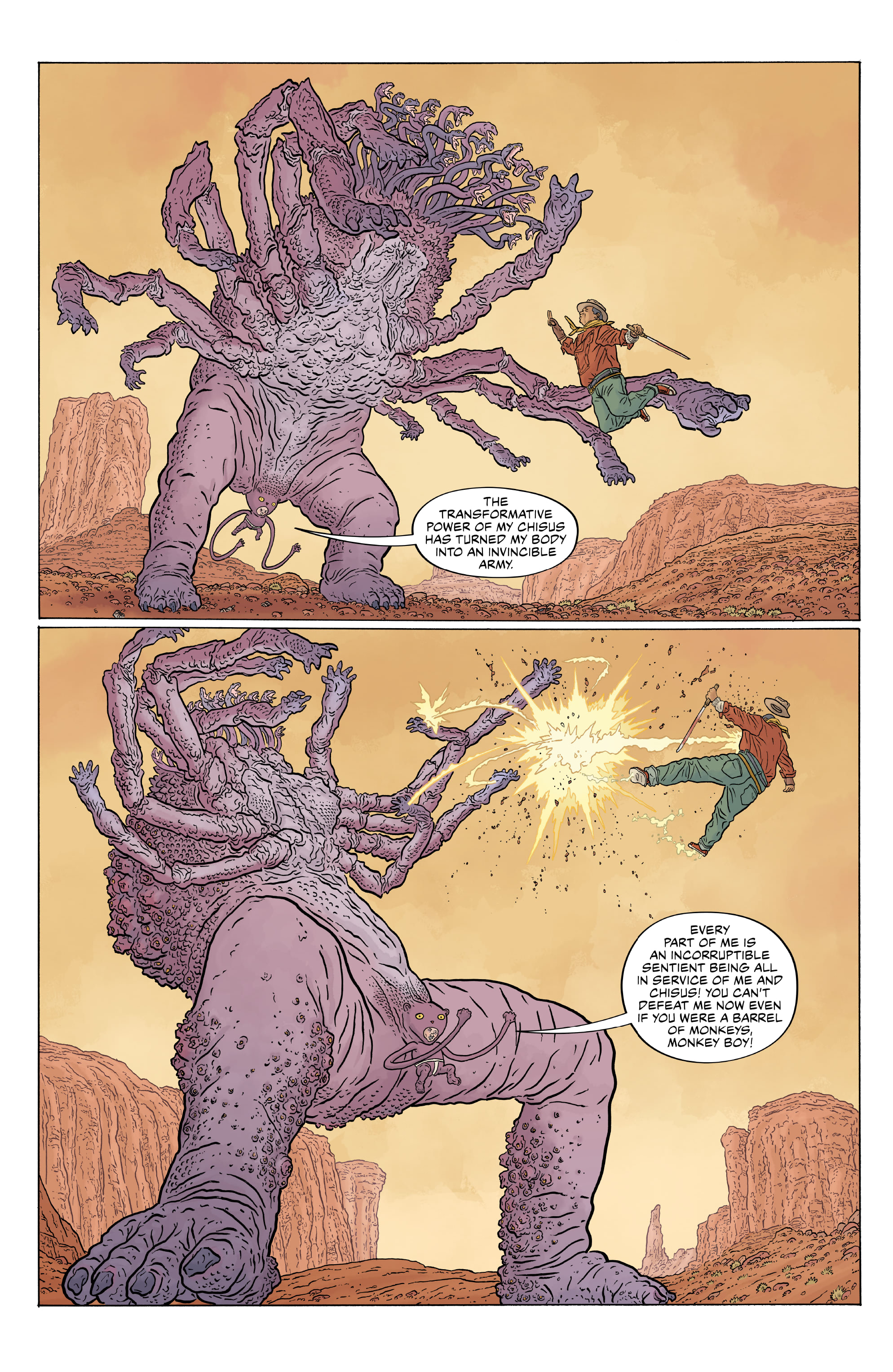 Read online Shaolin Cowboy: Cruel to Be Kin comic -  Issue #3 - 21