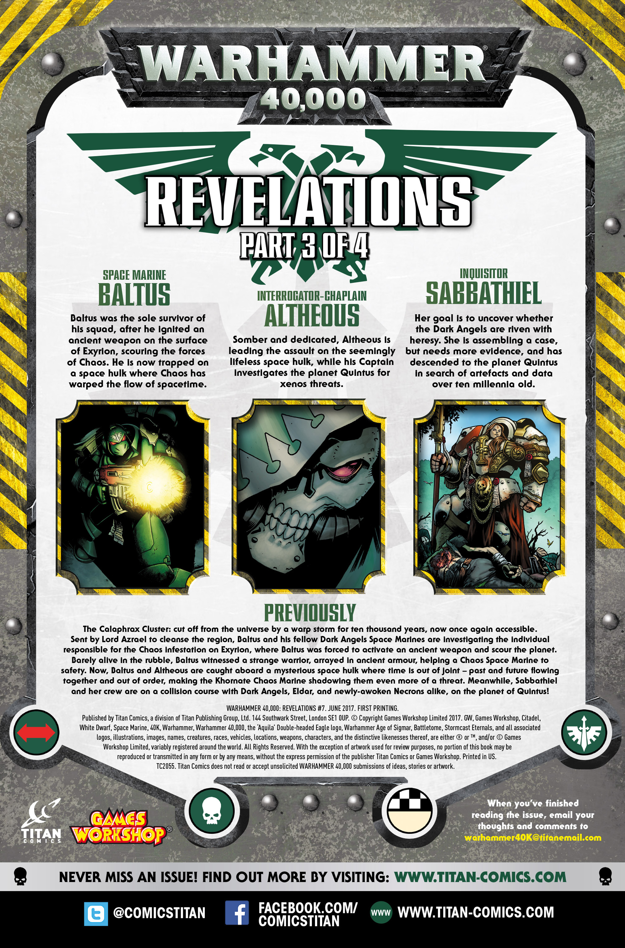 Read online Warhammer 40,000: Will of Iron comic -  Issue #7 - 4