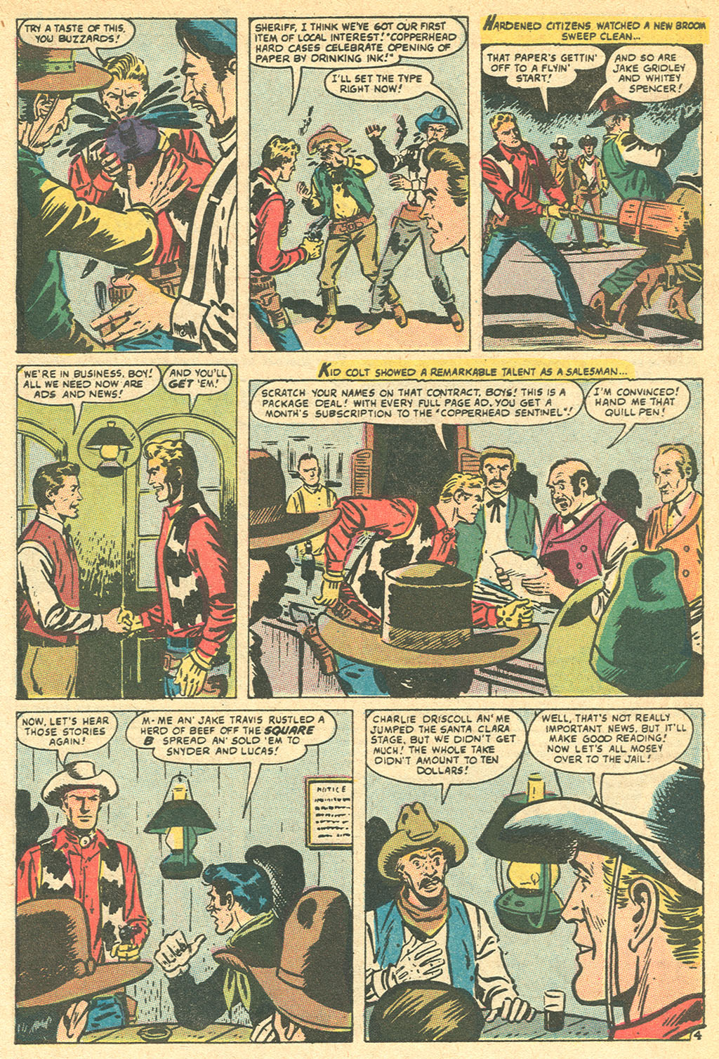 Read online Kid Colt Outlaw comic -  Issue #148 - 7