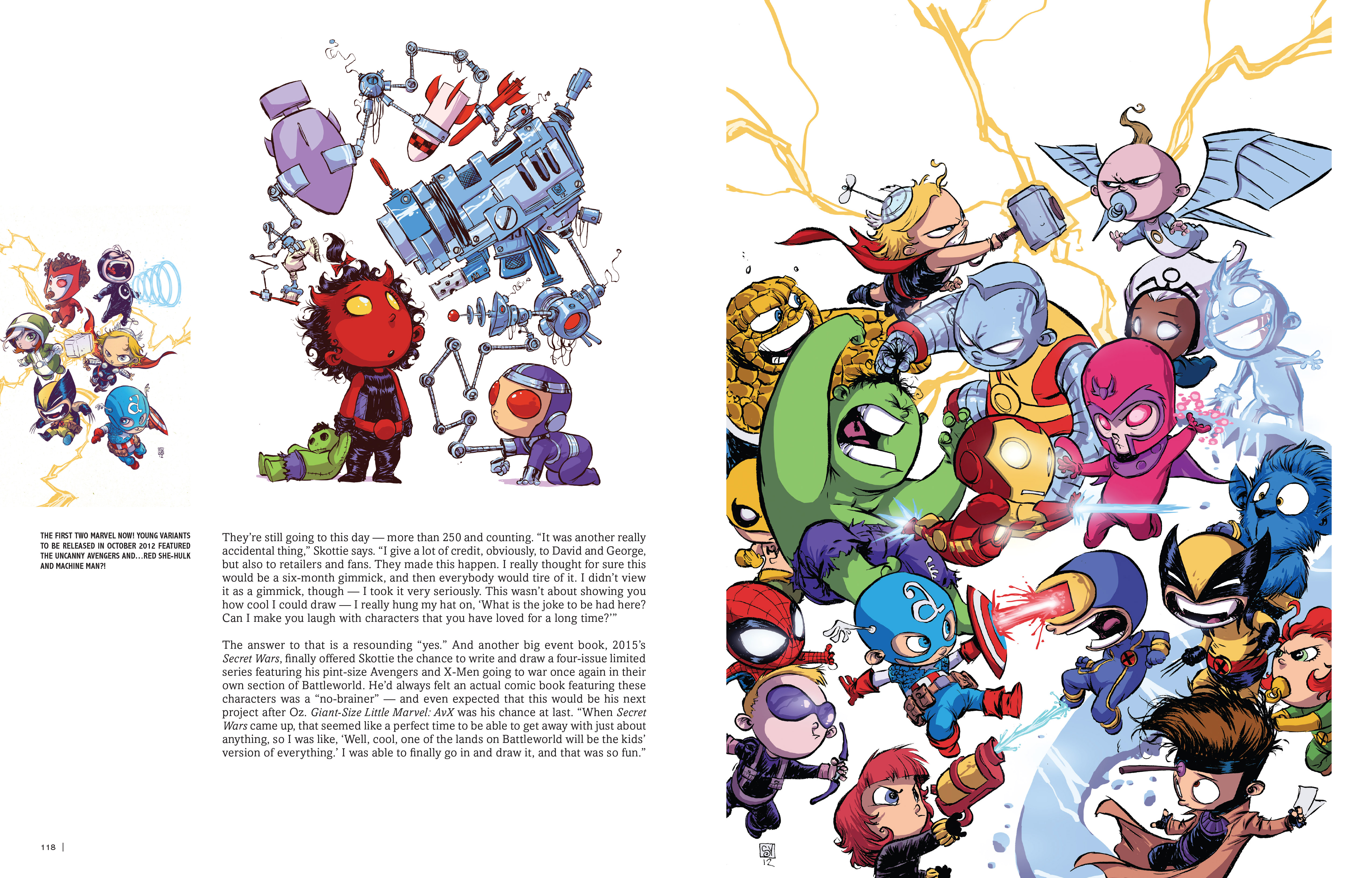 Read online The Marvel Art of Skottie Young comic -  Issue # TPB - 61