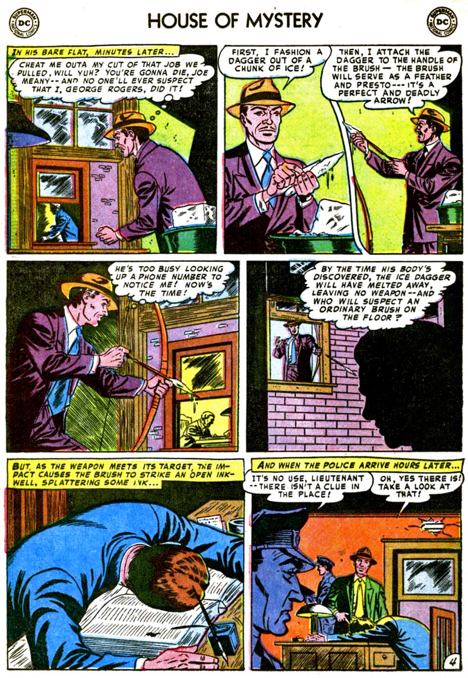 Read online House of Mystery (1951) comic -  Issue #10 - 16