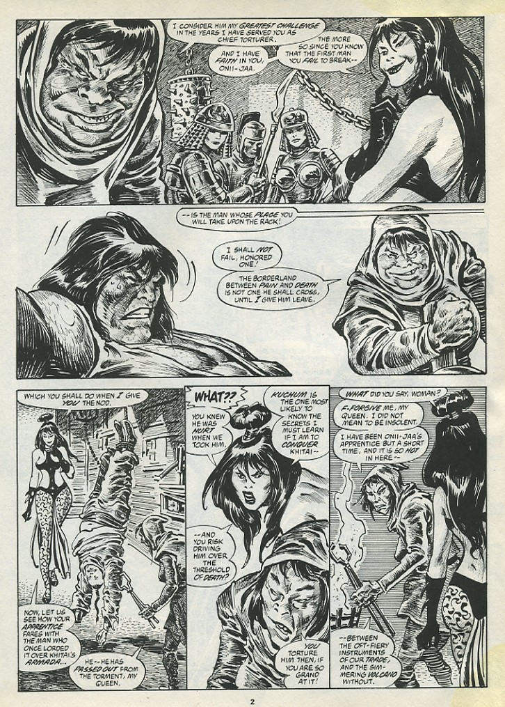 Read online The Savage Sword Of Conan comic -  Issue #195 - 4