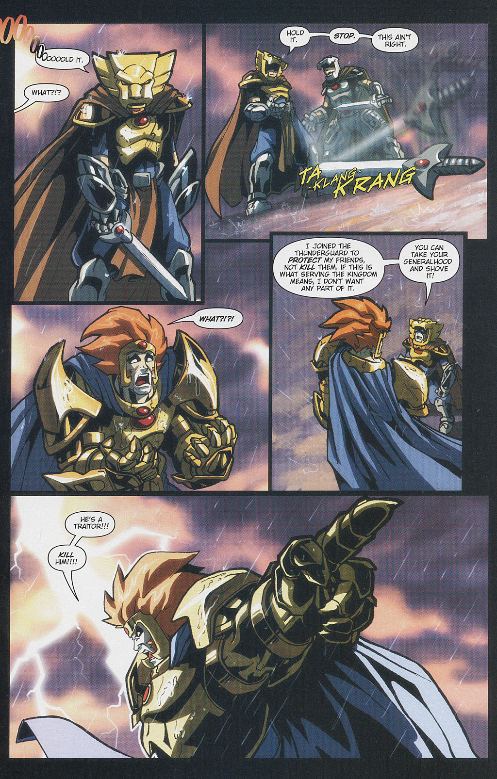 Read online ThunderCats: Enemy's Pride comic -  Issue #5 - 17