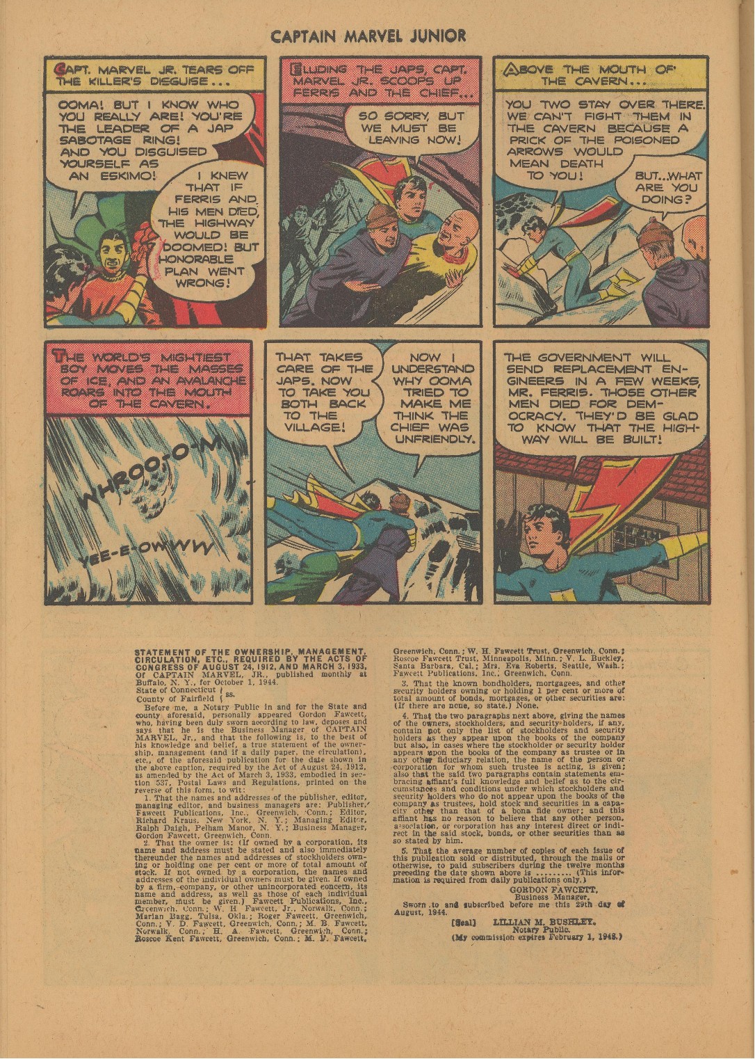 Read online Captain Marvel, Jr. comic -  Issue #26 - 33