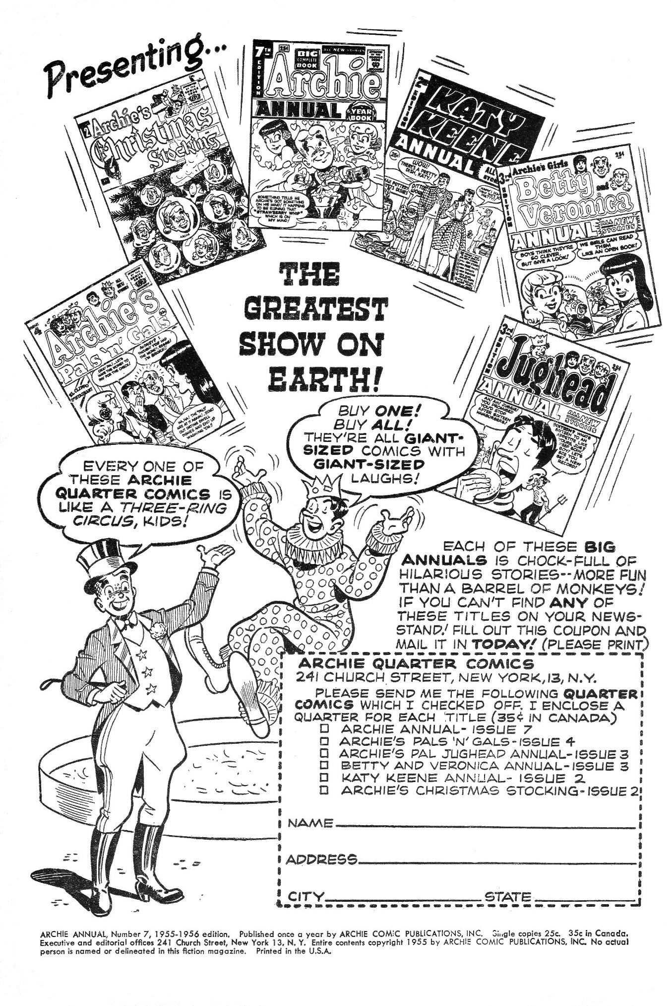 Read online Archie Annual comic -  Issue #7 - 2