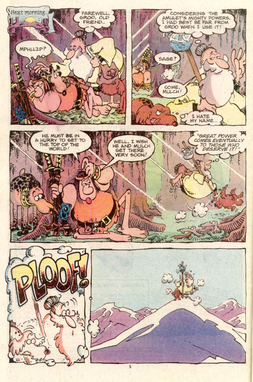 Read online Sergio Aragonés Groo the Wanderer comic -  Issue #35 - 5