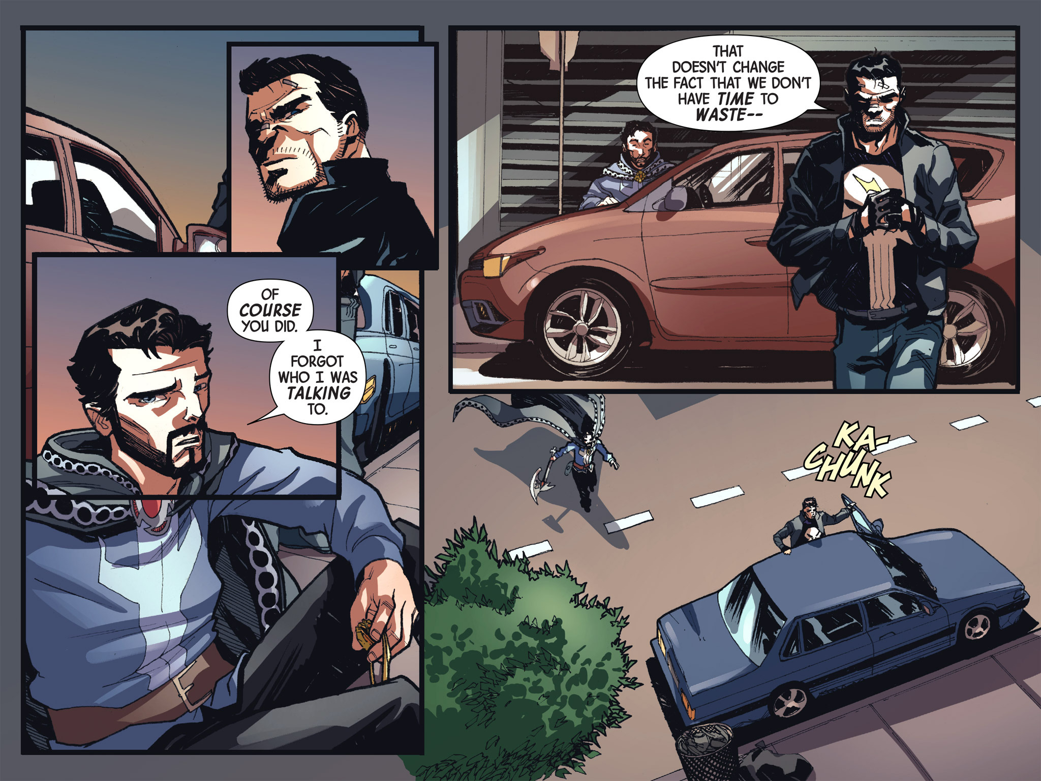 Read online Doctor Strange/Punisher: Magic Bullets Infinite Comic comic -  Issue #4 - 24