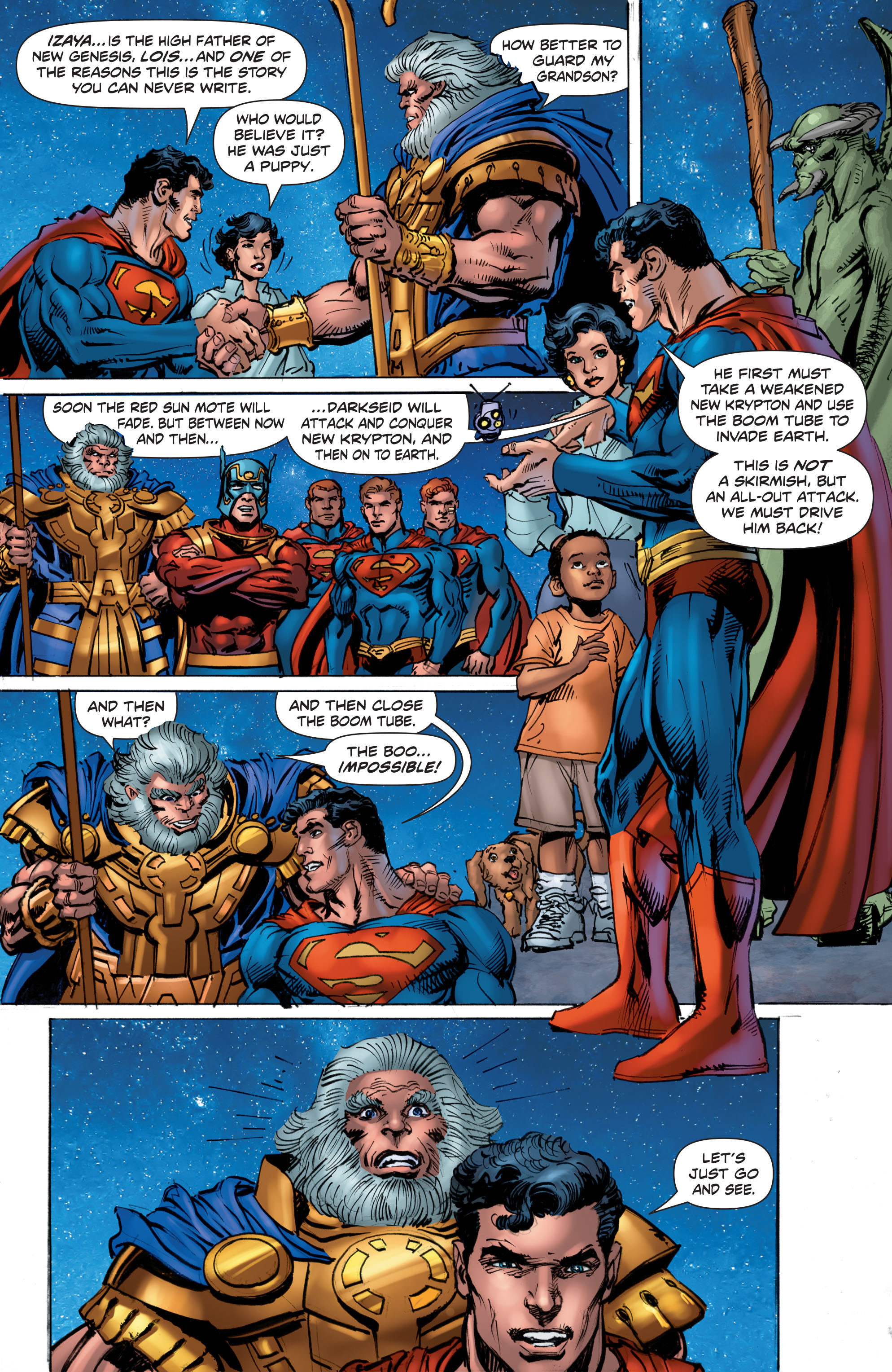Read online Superman: The Coming of the Supermen comic -  Issue #6 - 15