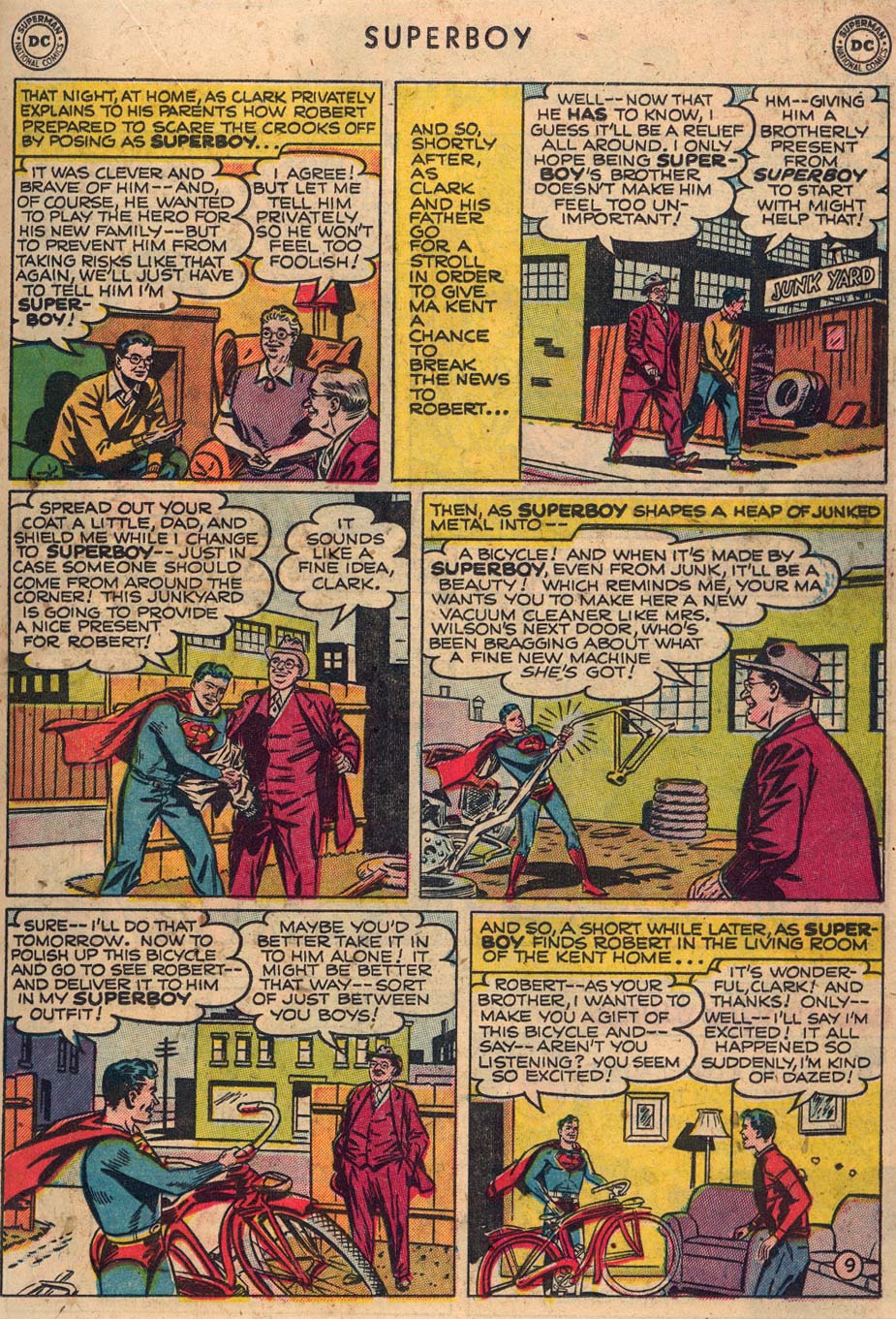Read online Superboy (1949) comic -  Issue #18 - 20