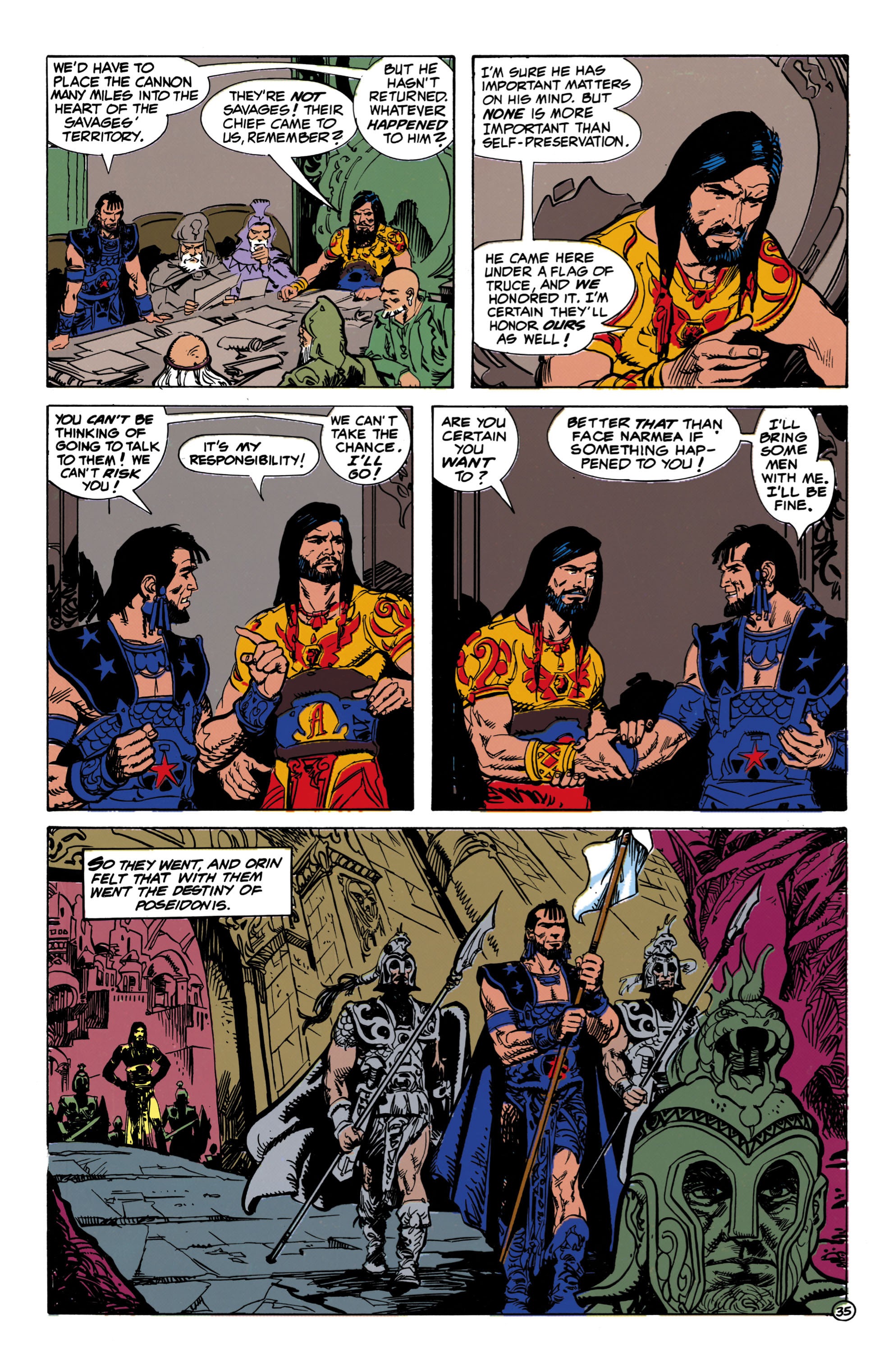 Read online The Atlantis Chronicles comic -  Issue #1 - 35