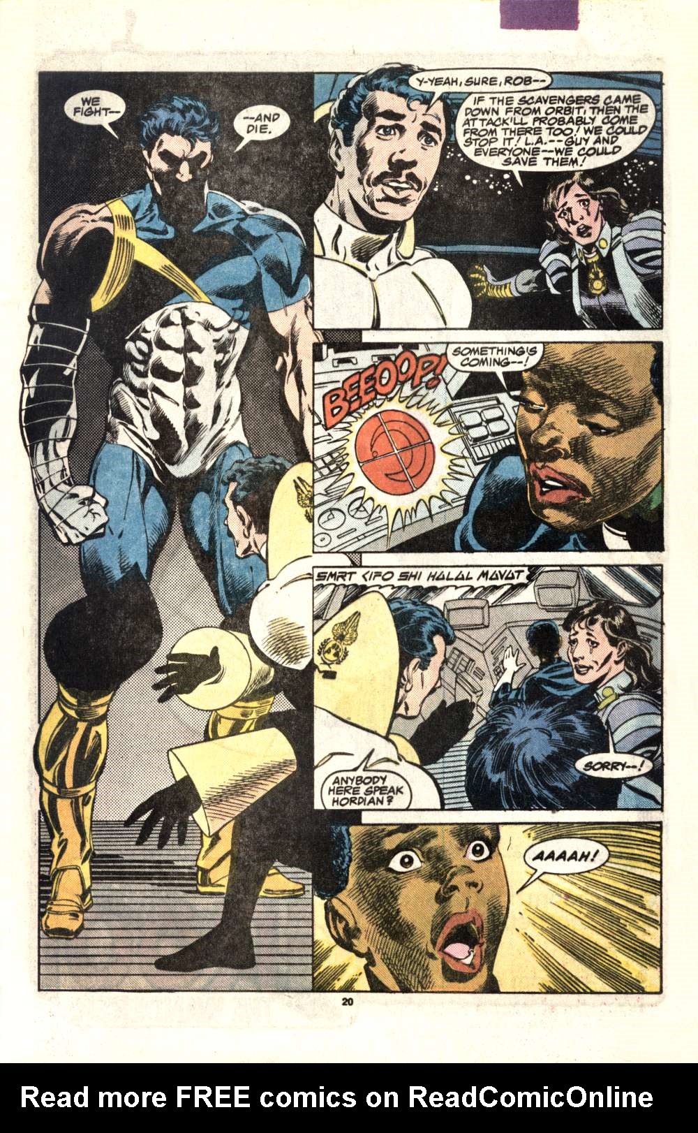 Read online Strikeforce: Morituri comic -  Issue #6 - 21