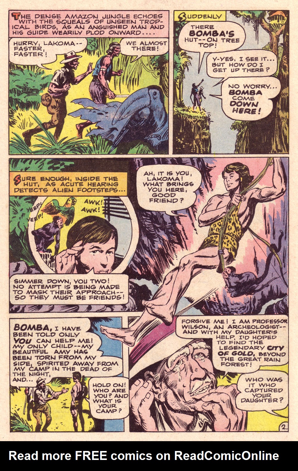 Read online Bomba, The Jungle Boy comic -  Issue #2 - 4