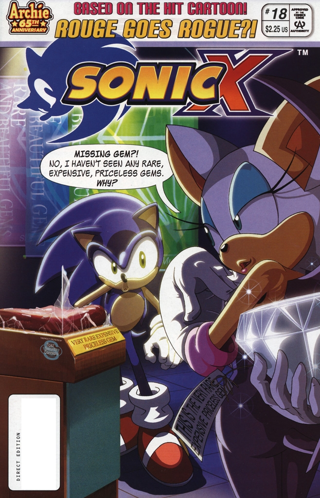 Read online Sonic X comic -  Issue #18 - 1