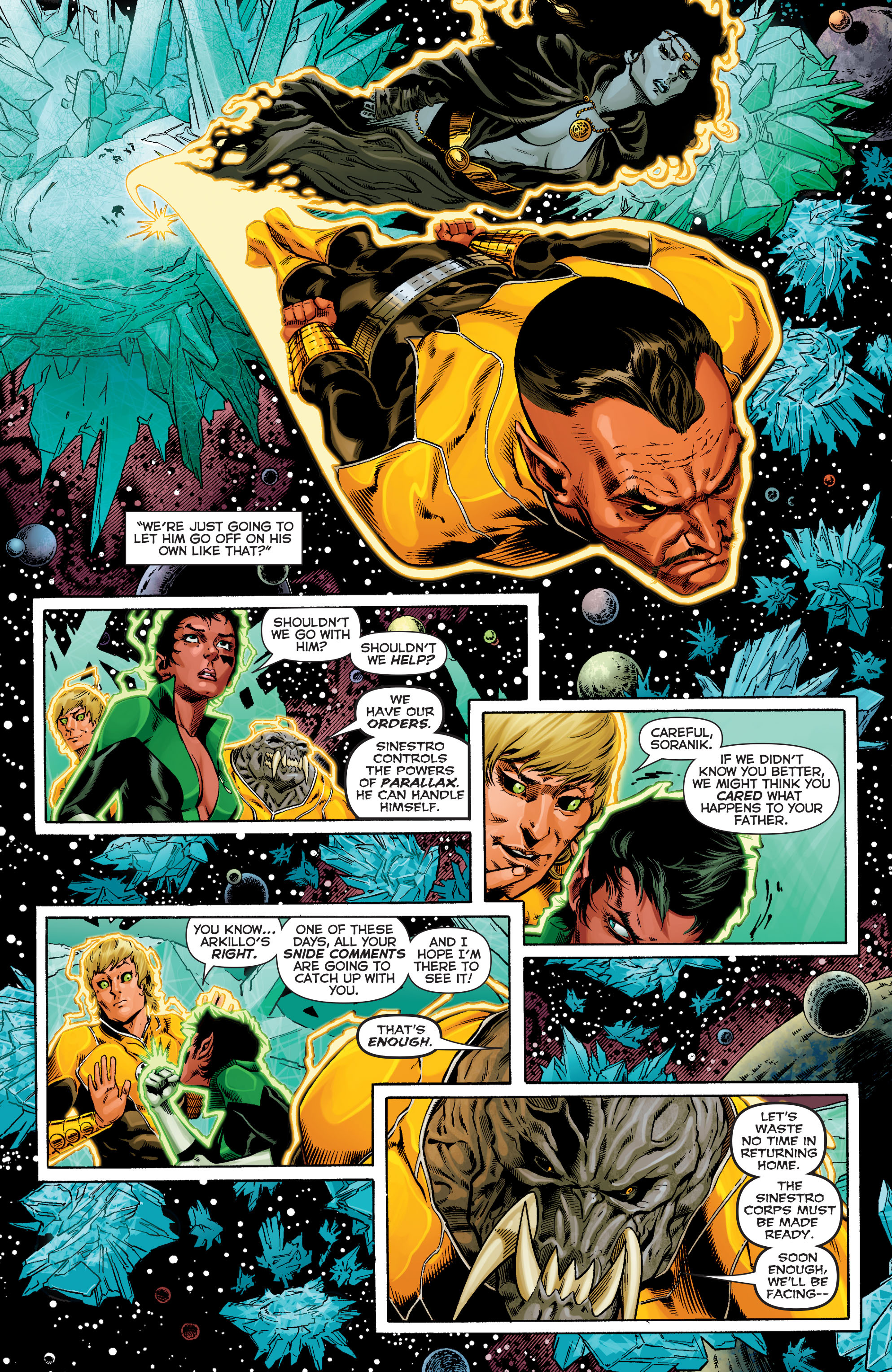 Read online Sinestro comic -  Issue #9 - 12