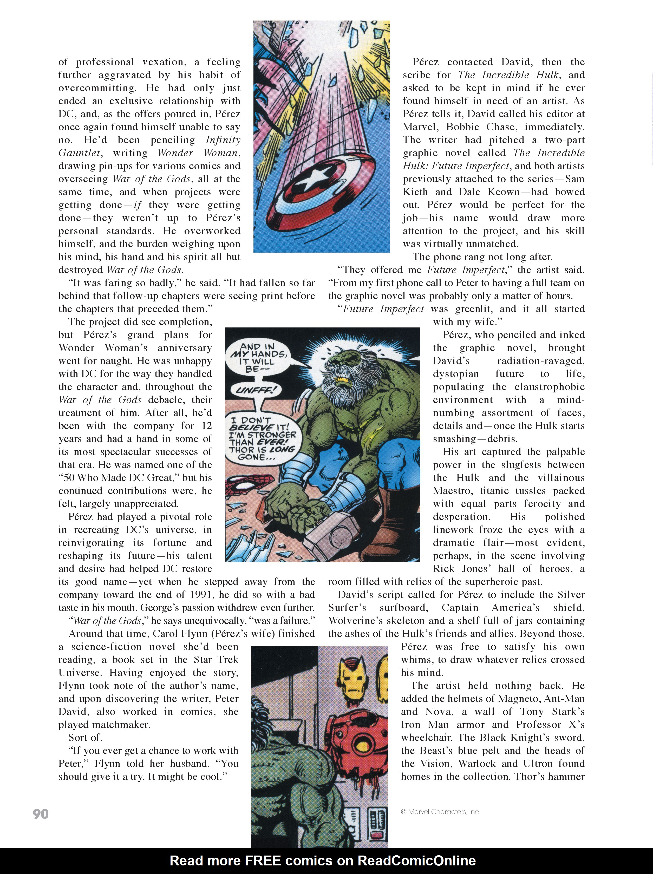 Read online George Perez Storyteller comic -  Issue # TPB 2 (Part 1) - 76