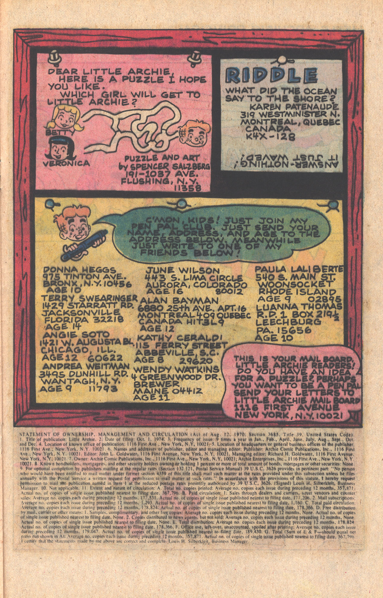 Read online The Adventures of Little Archie comic -  Issue #94 - 21