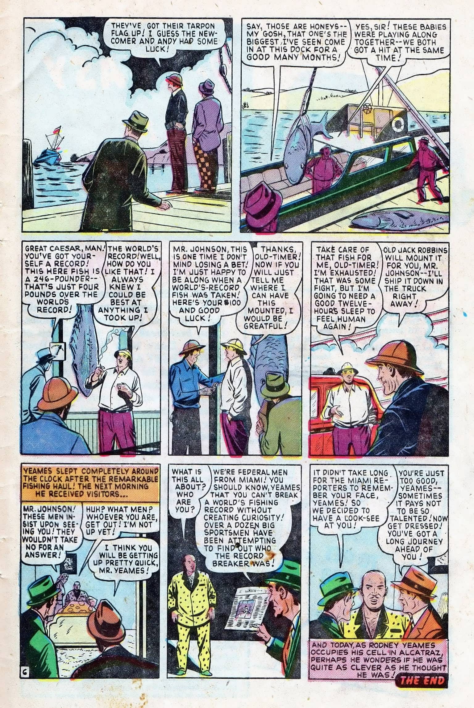 Read online Crime Cases Comics (1950) comic -  Issue #24 - 47