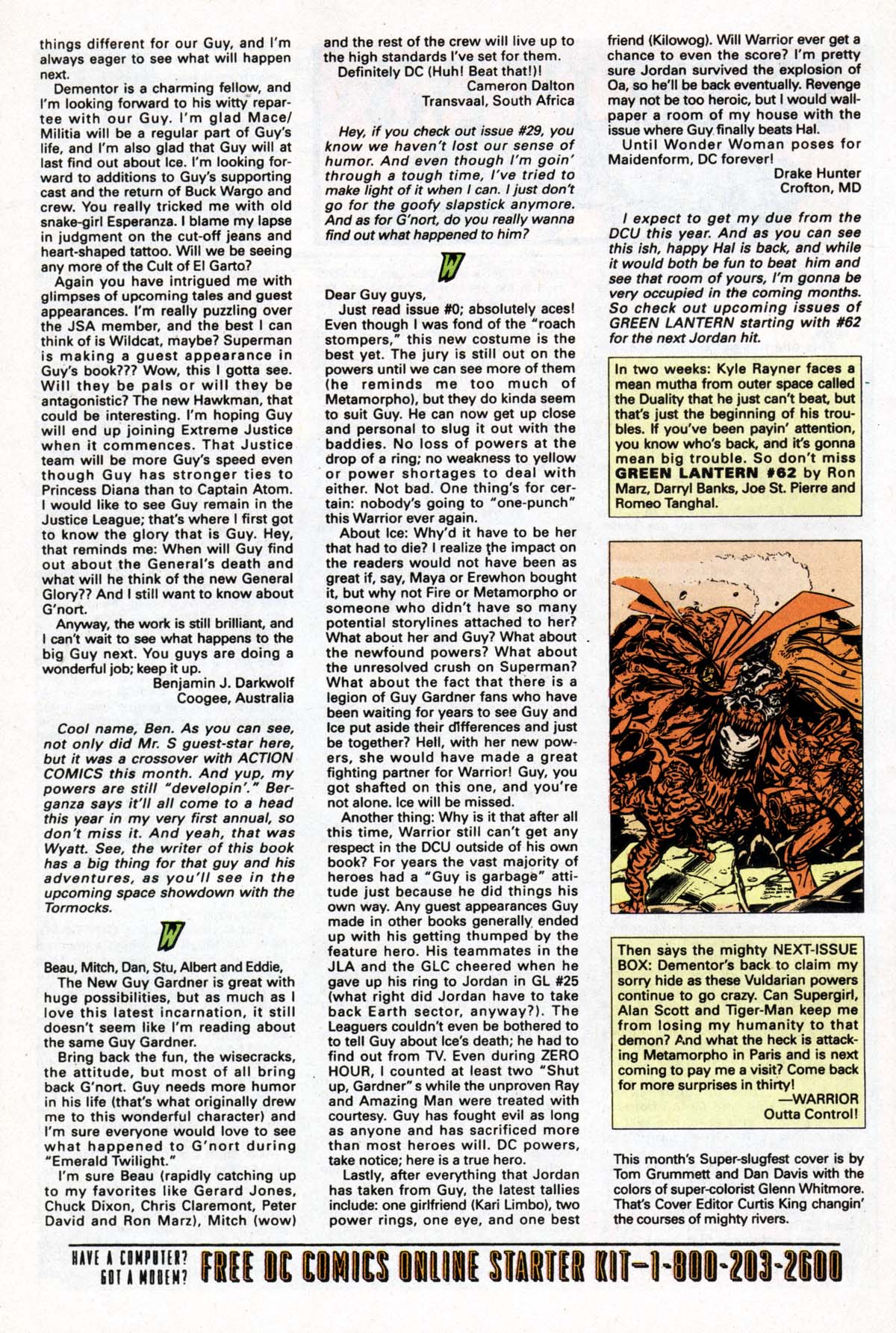 Read online Guy Gardner: Warrior comic -  Issue #30 - 25