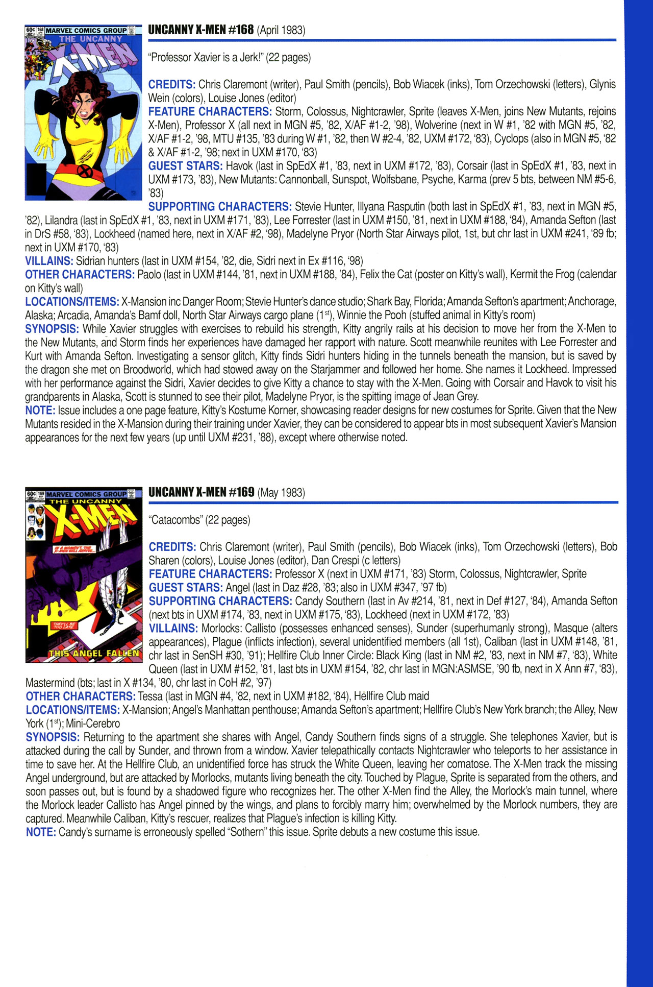 Read online Official Index to the Marvel Universe comic -  Issue #4 - 55