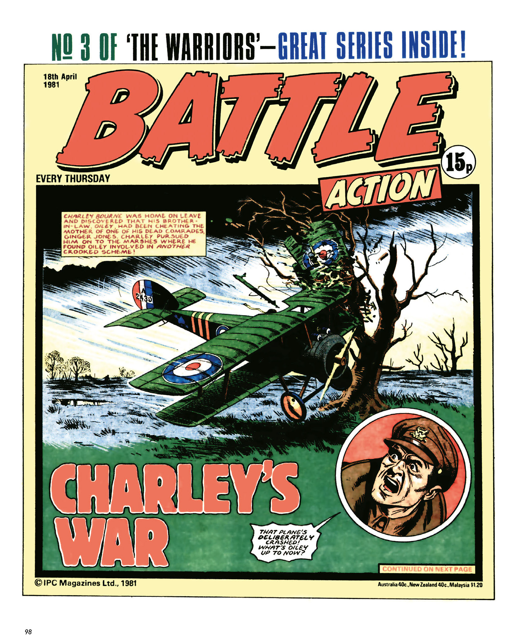 Read online Charley's War: The Definitive Collection comic -  Issue # TPB 2 - 98