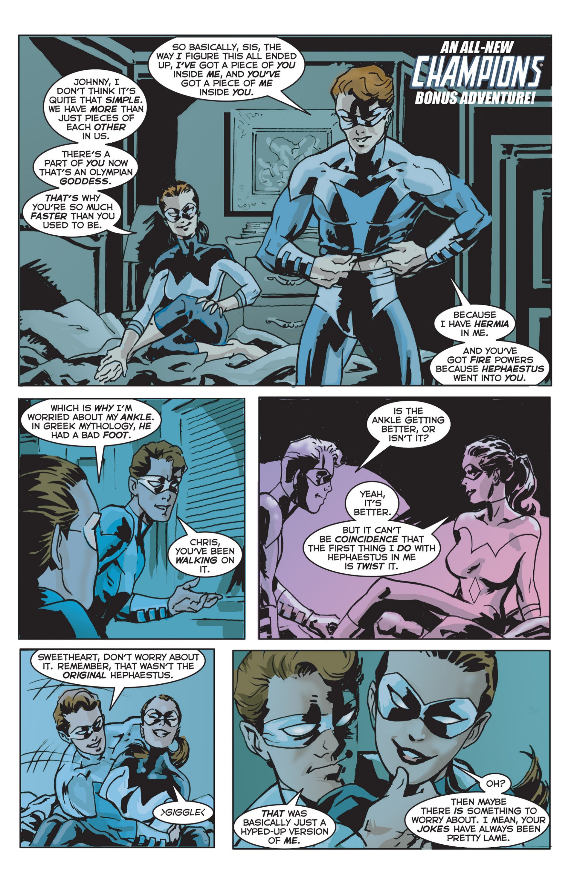 Read online Champions Adventures comic -  Issue #4 - 22