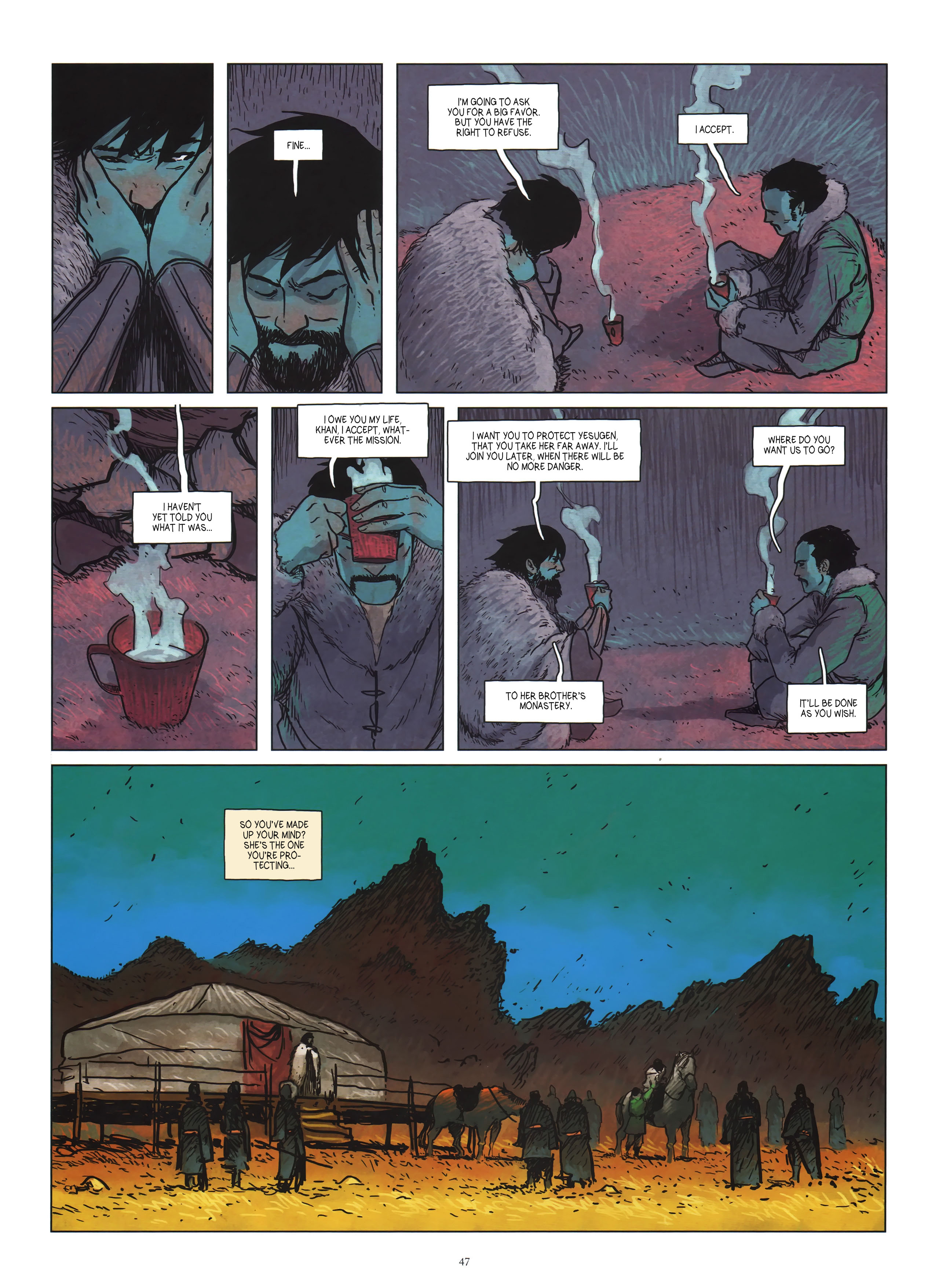 Read online Temujin comic -  Issue #2 - 49