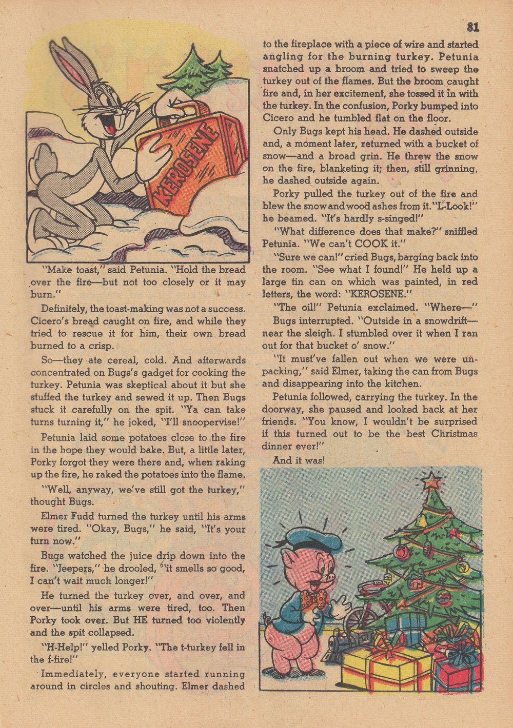 Read online Bugs Bunny's Christmas Funnies comic -  Issue # TPB 2 - 83