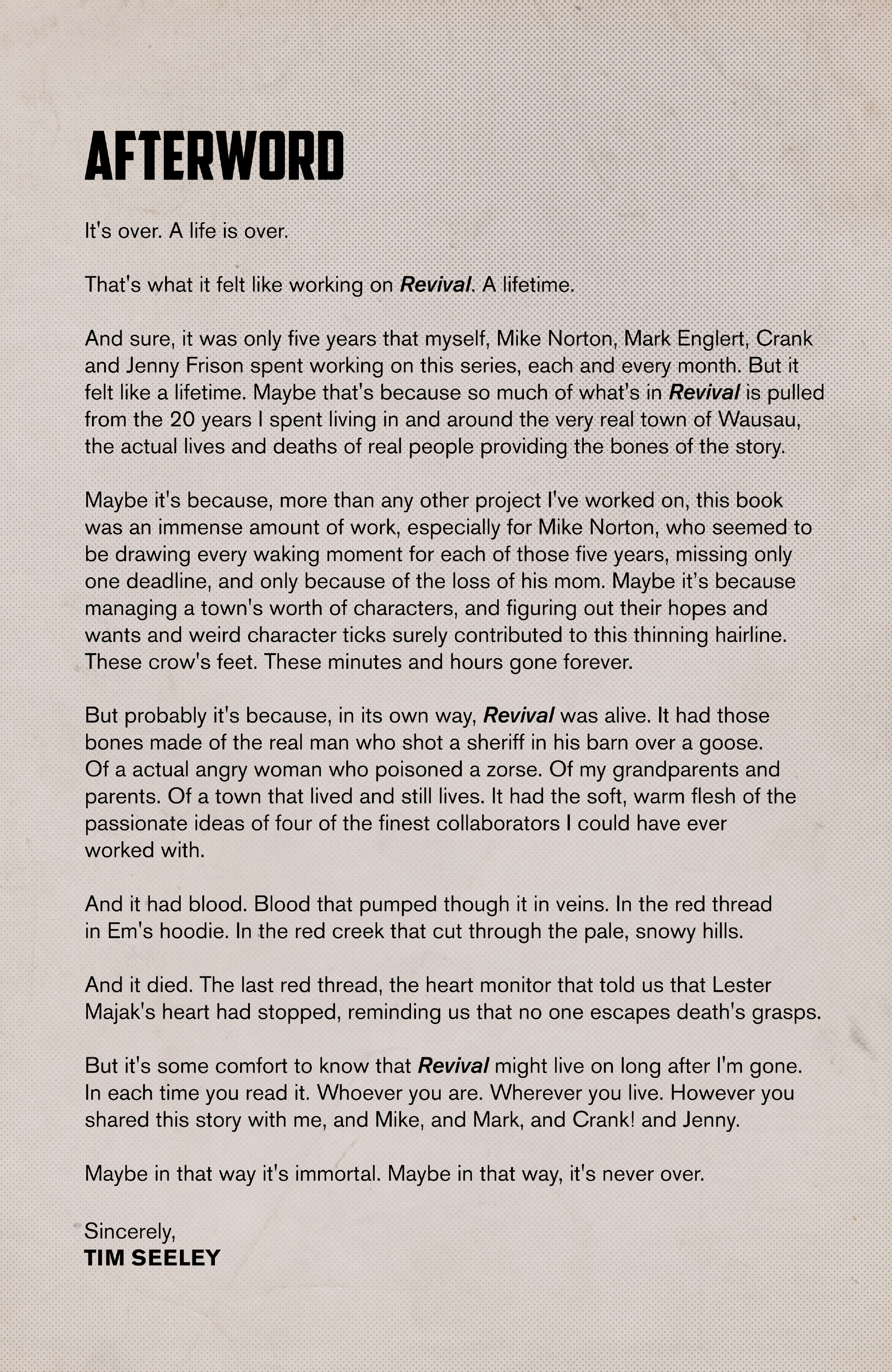 Read online Revival comic -  Issue #47 - 28