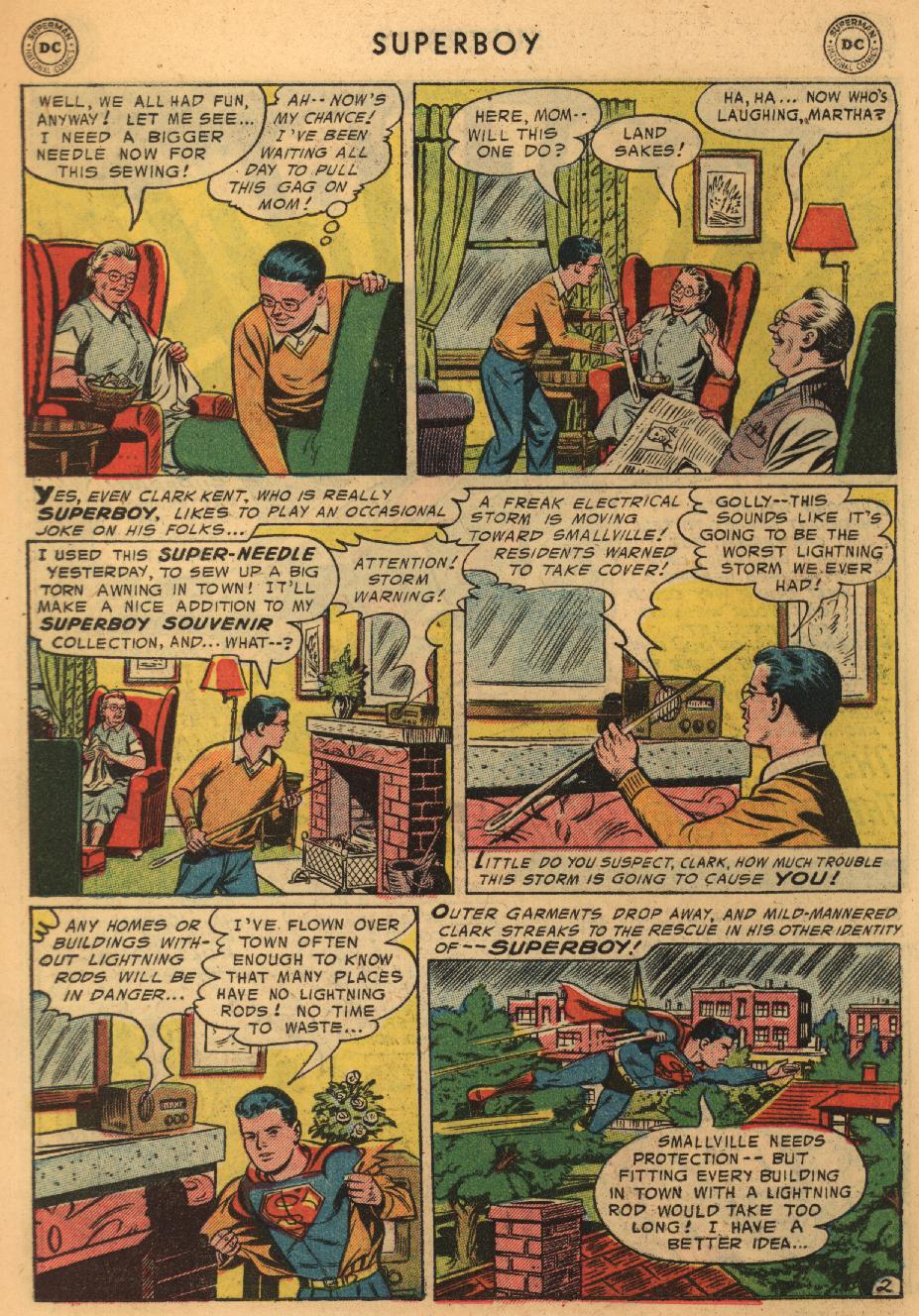 Read online Superboy (1949) comic -  Issue #45 - 11