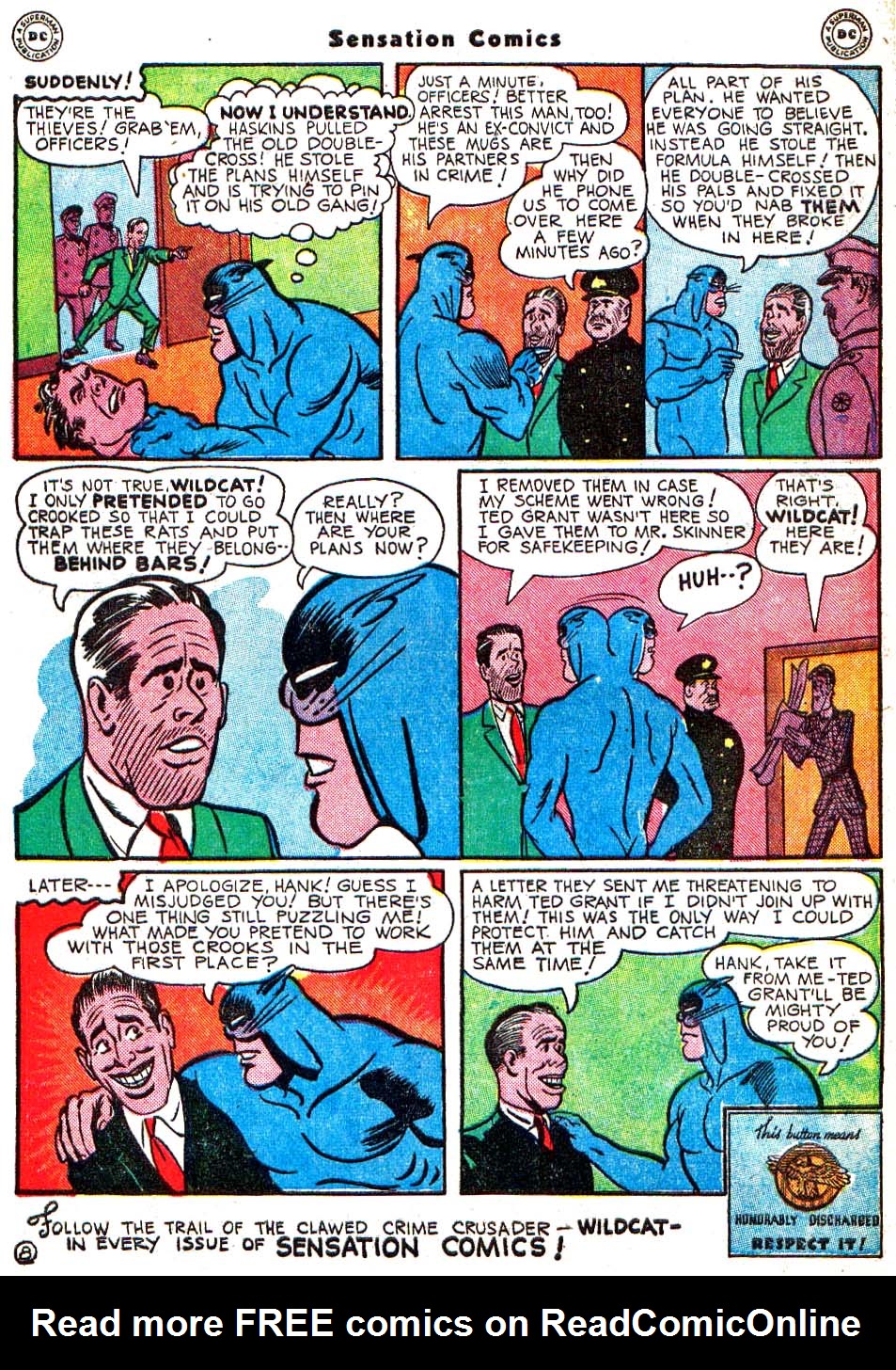 Read online Sensation (Mystery) Comics comic -  Issue #54 - 49