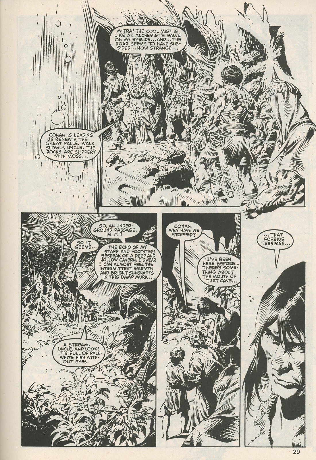 Read online The Savage Sword Of Conan comic -  Issue #114 - 29