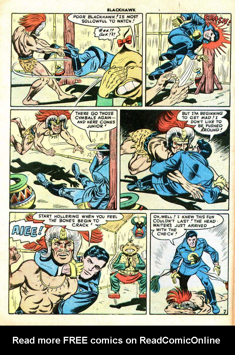 Read online Blackhawk (1957) comic -  Issue #17 - 42