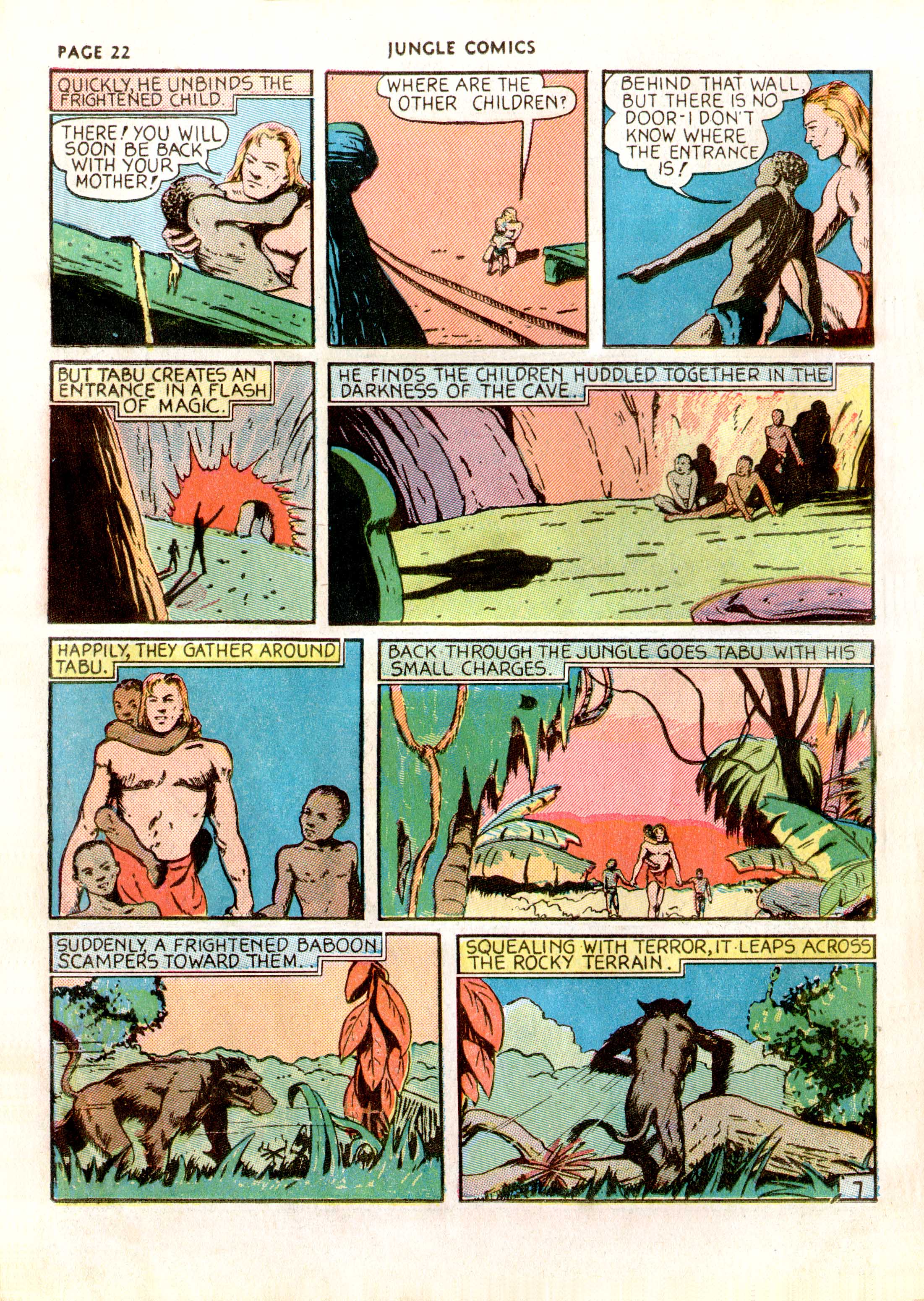 Read online Jungle Comics comic -  Issue #5 - 25