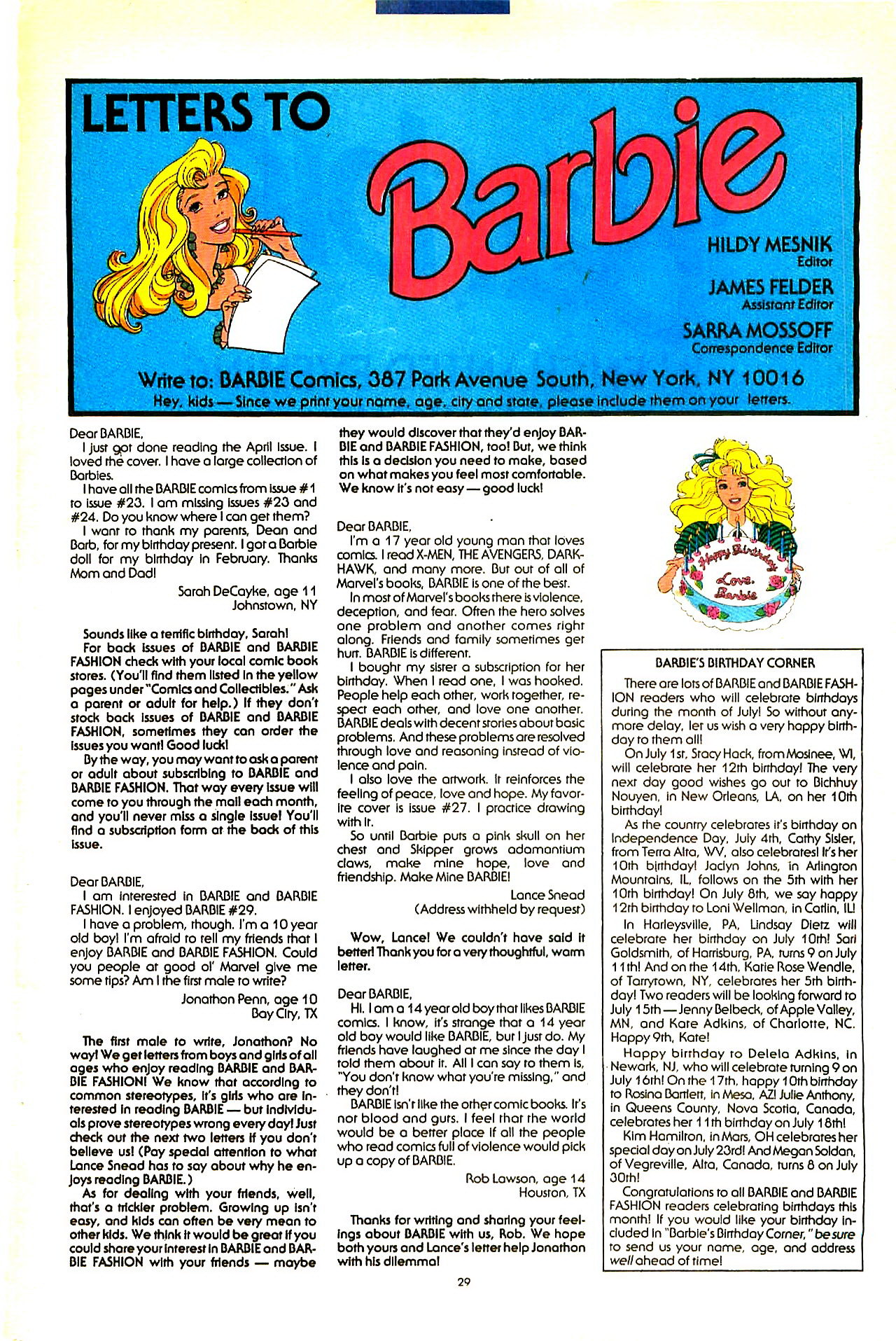 Read online Barbie comic -  Issue #33 - 31
