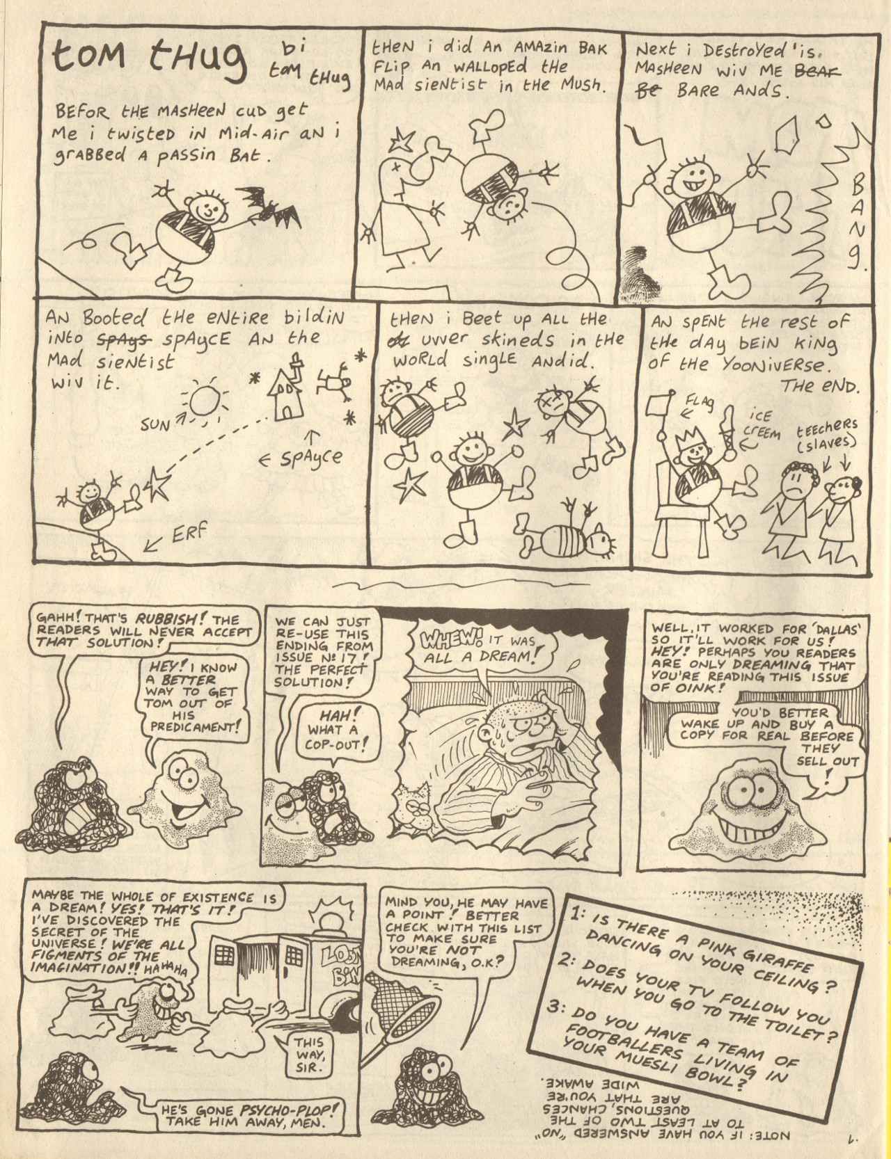 Read online Oink! comic -  Issue #36 - 22