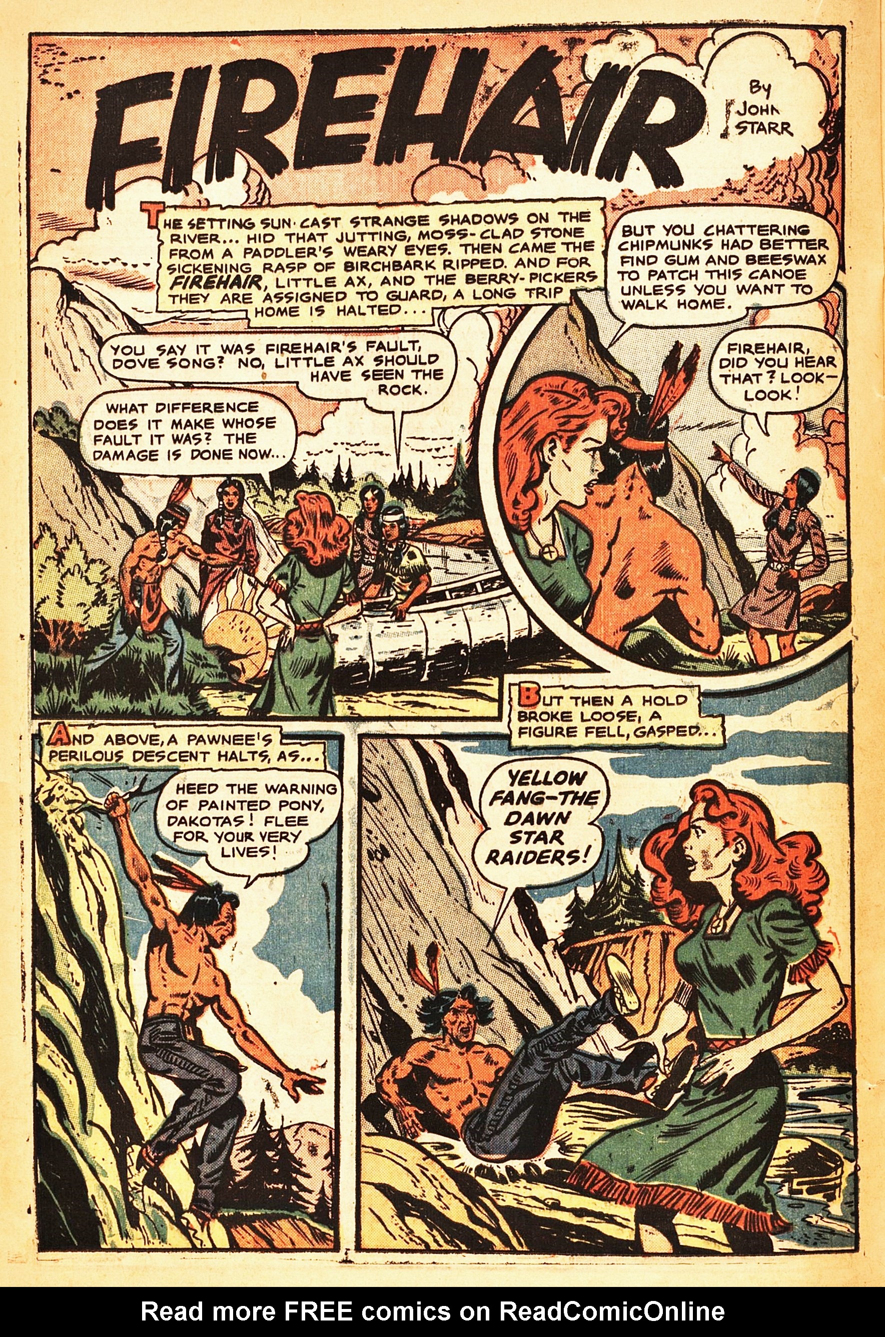 Read online Firehair (1951) comic -  Issue #9 - 20