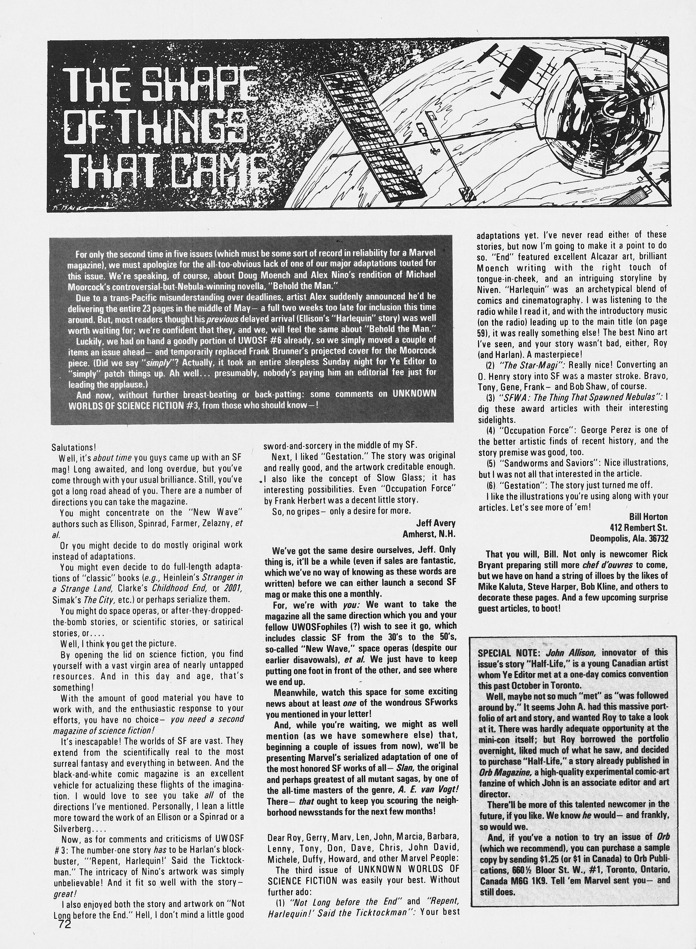 Read online Unknown Worlds of Science Fiction comic -  Issue #5 - 72