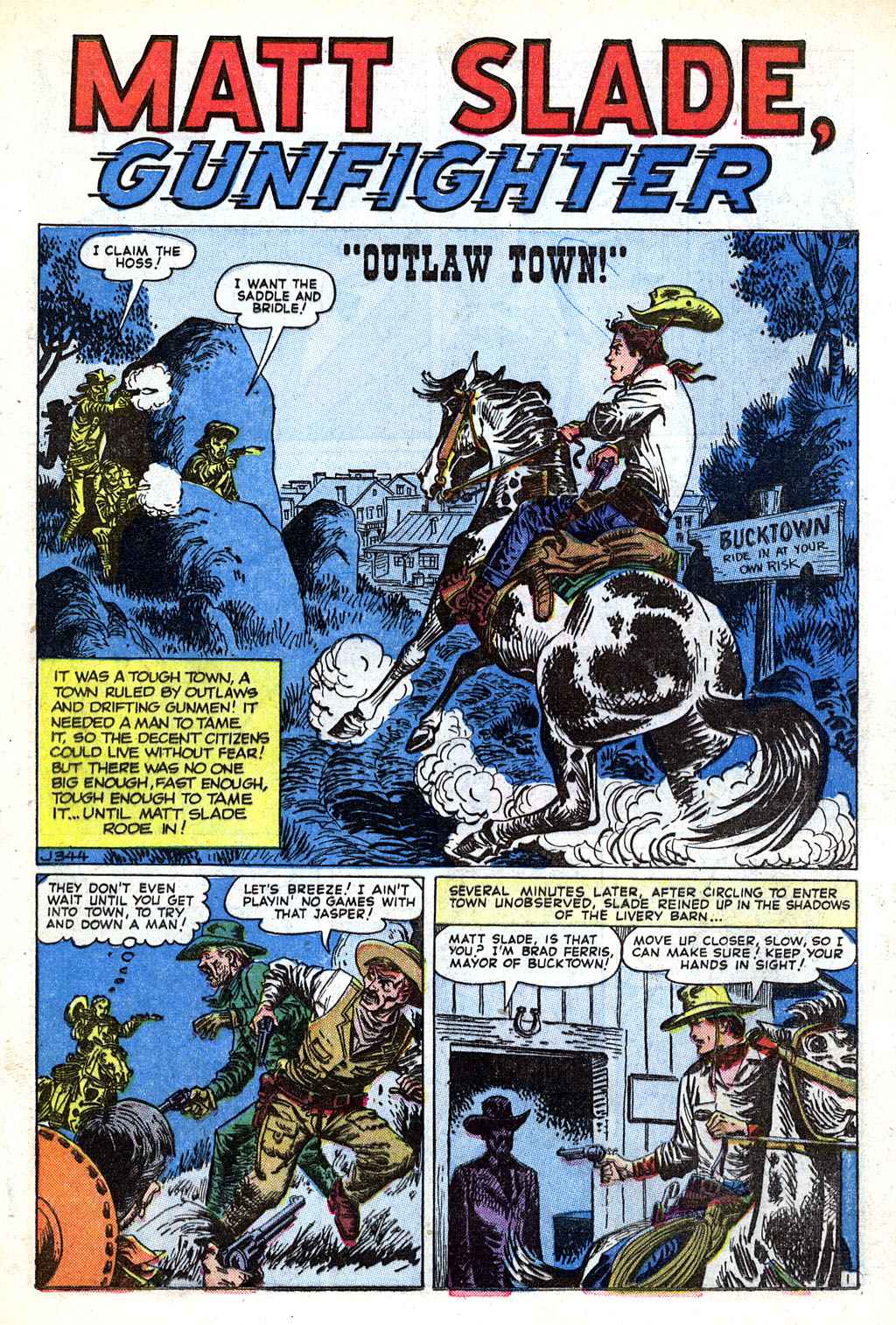 Read online Matt Slade, Gunfighter comic -  Issue #1 - 17