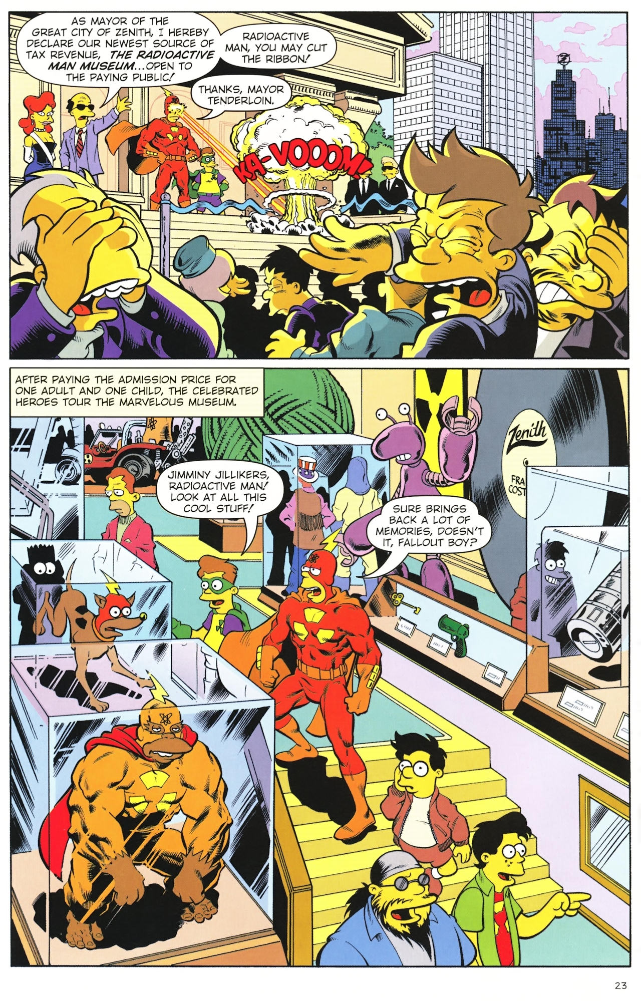 Read online Bongo Comics Presents Simpsons Super Spectacular comic -  Issue #8 - 24