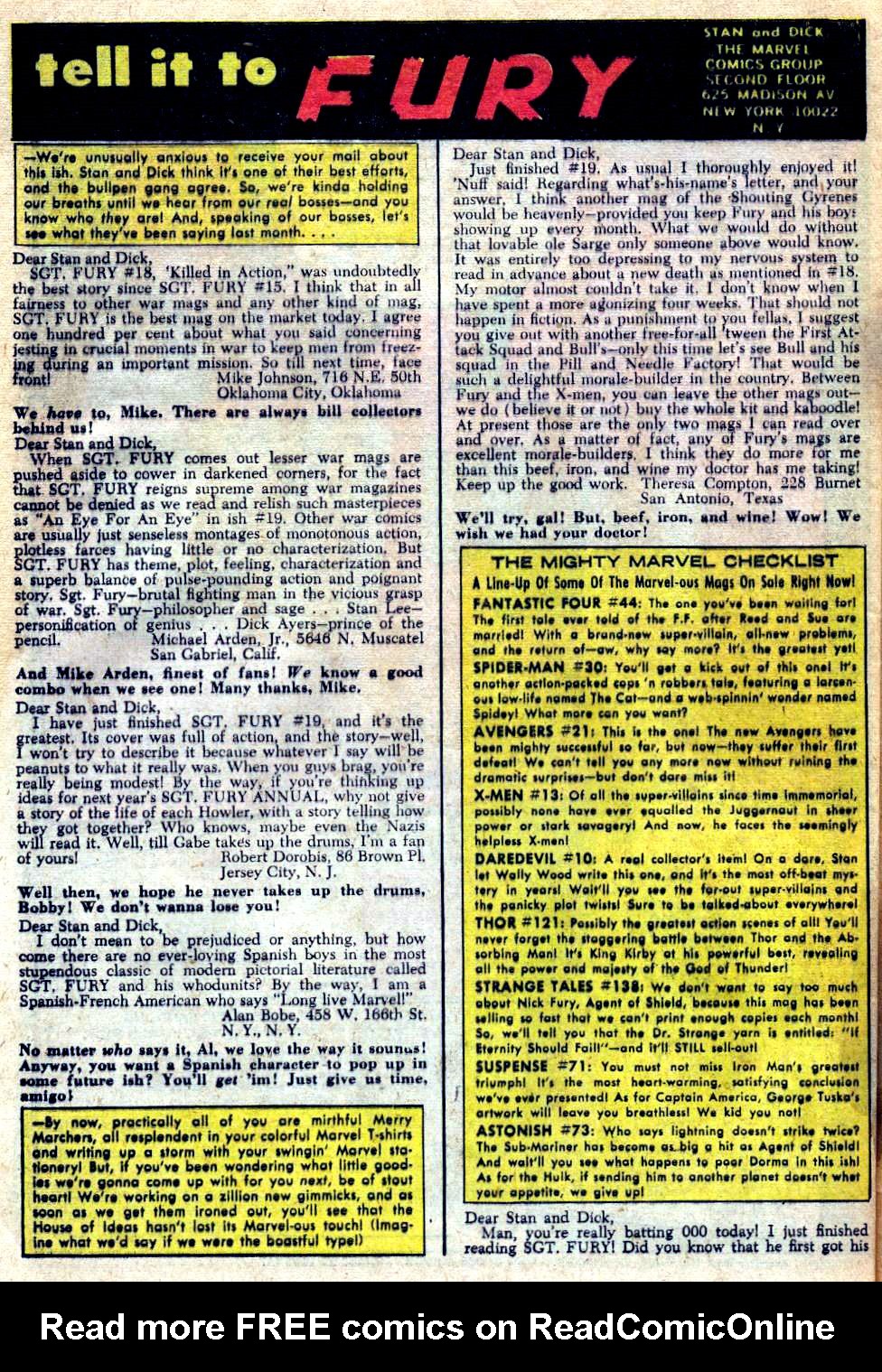 Read online Sgt. Fury comic -  Issue #23 - 32